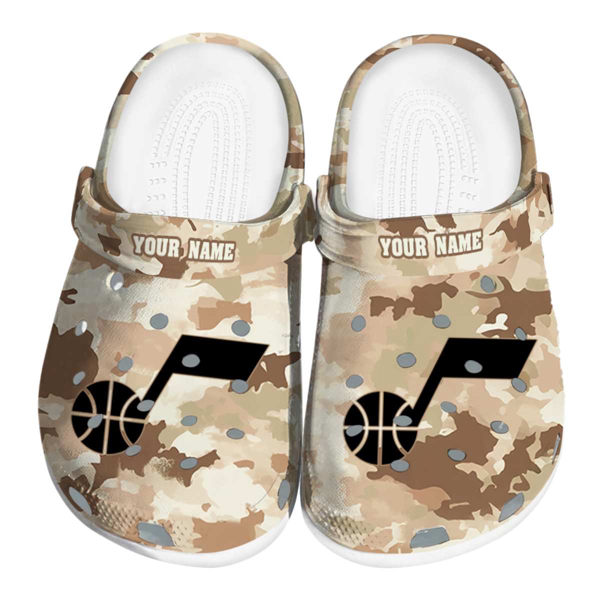 Utah Jazz NBA Sport Crocs Crocband Clogs Shoes Comfortable For Men Women and Kids