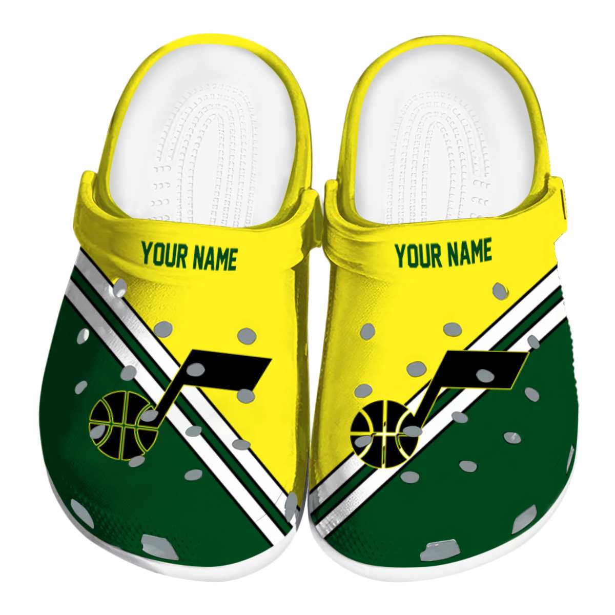 Utah Jazz NBA Sport Crocs Crocband Clogs Shoes Comfortable For Men Women and Kids