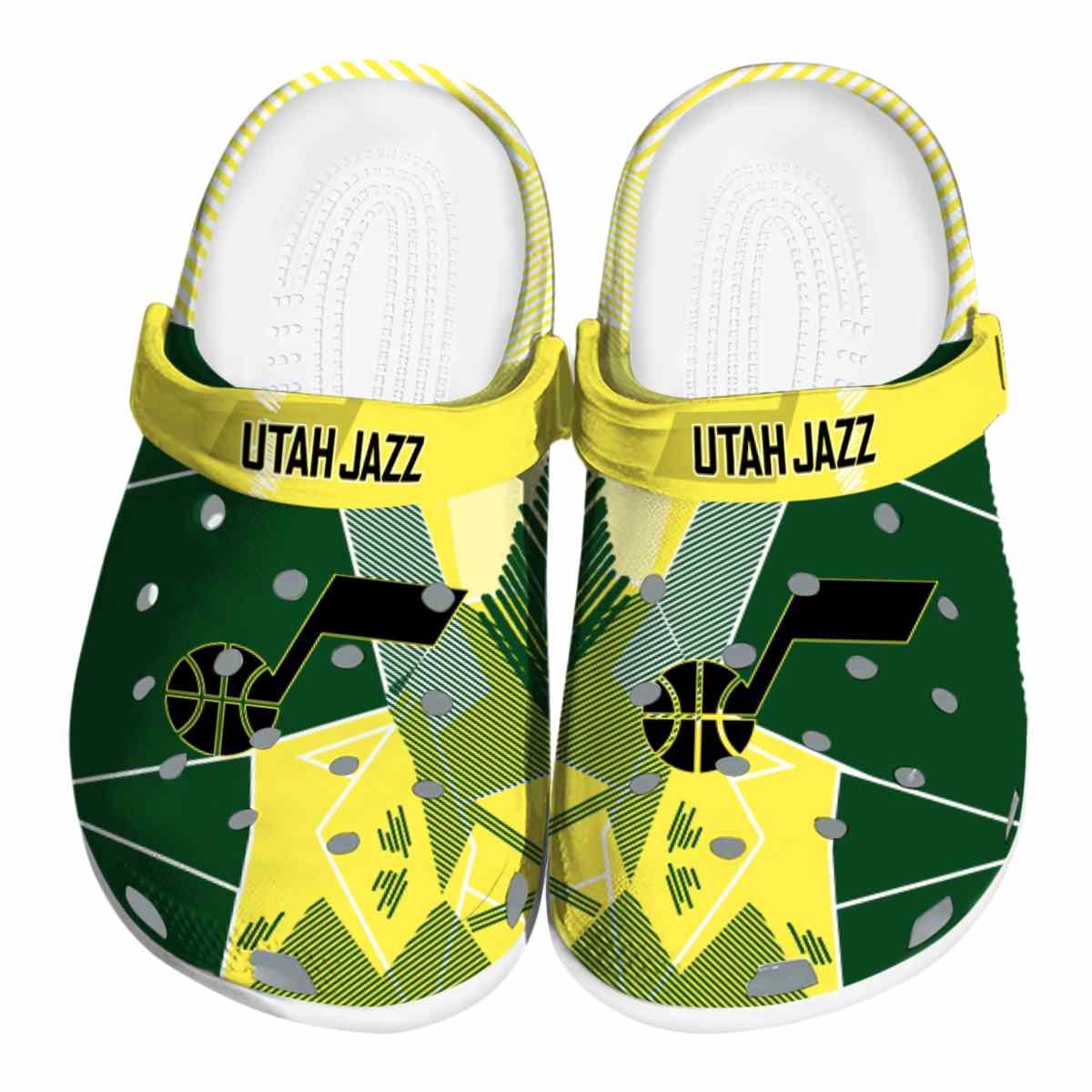 Utah Jazz NBA Sport Crocs Crocband Clogs Shoes Comfortable For Men Women and Kids