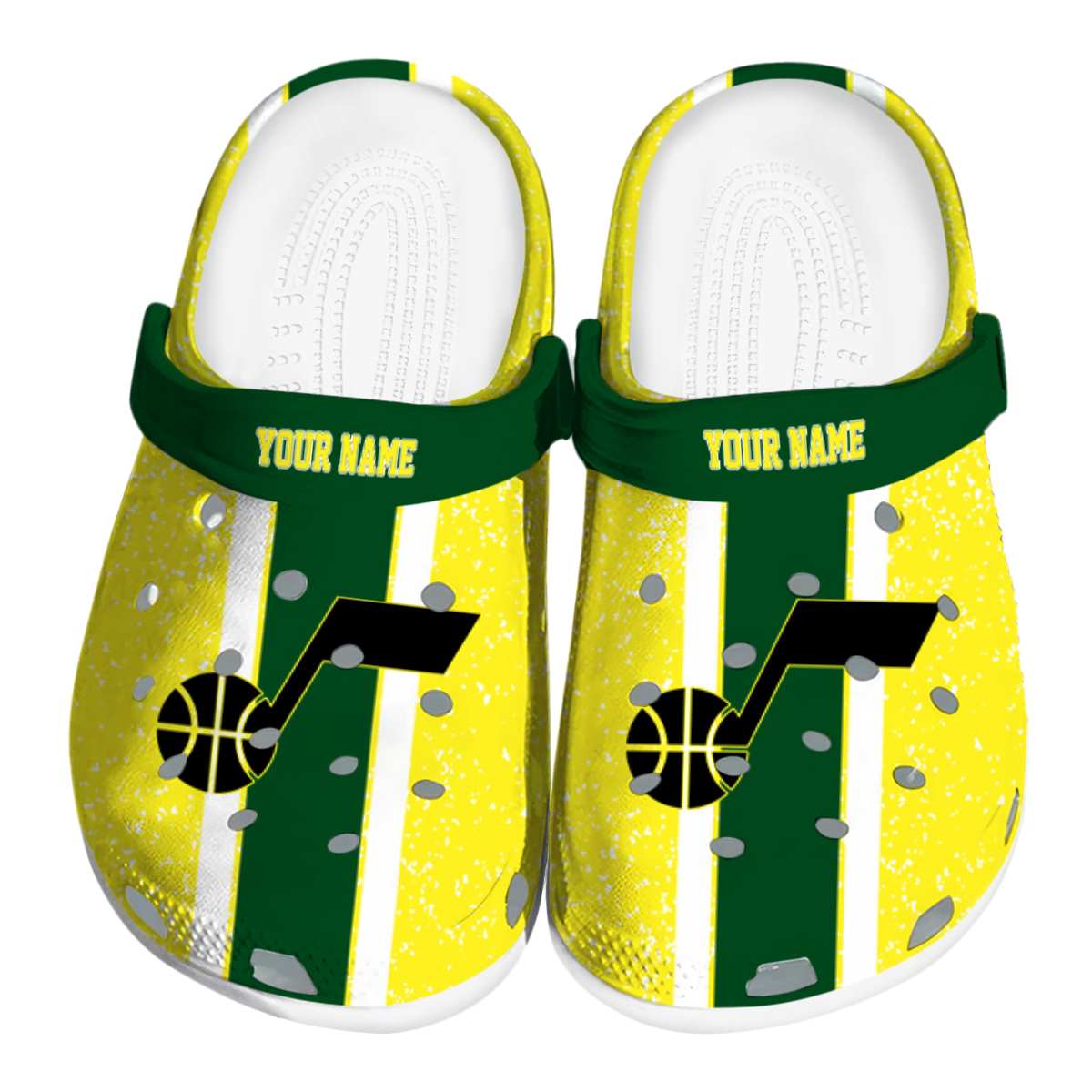 Utah Jazz NBA Sport Crocs Crocband Clogs Shoes Comfortable For Men Women and Kids
