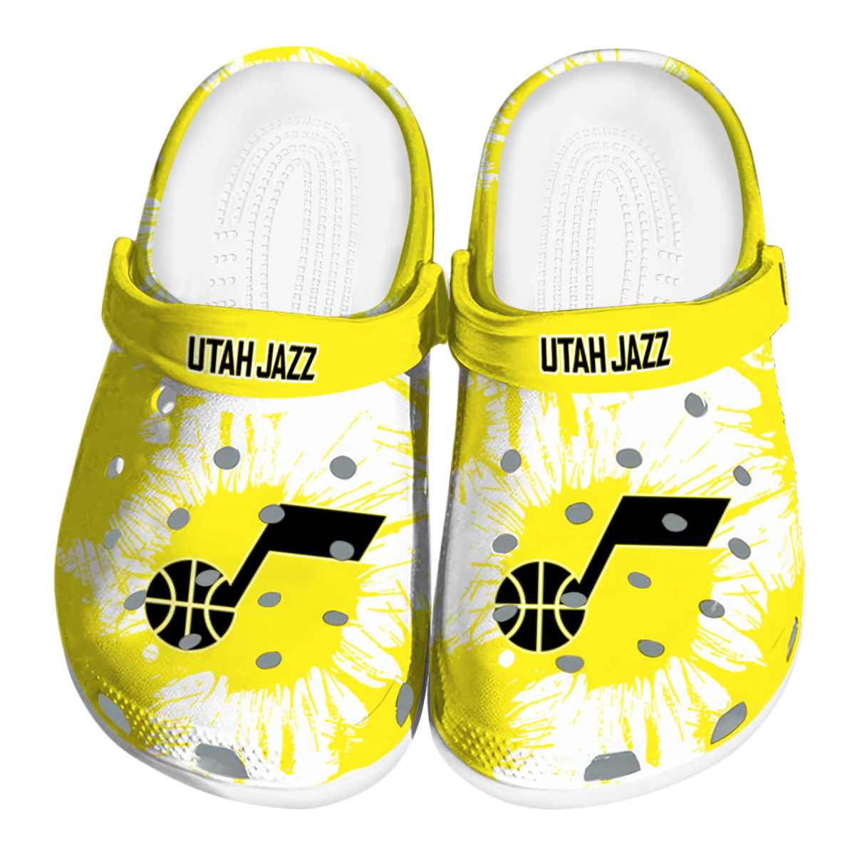 Utah Jazz NBA Sport Crocs Crocband Clogs Shoes Comfortable For Men Women and Kids