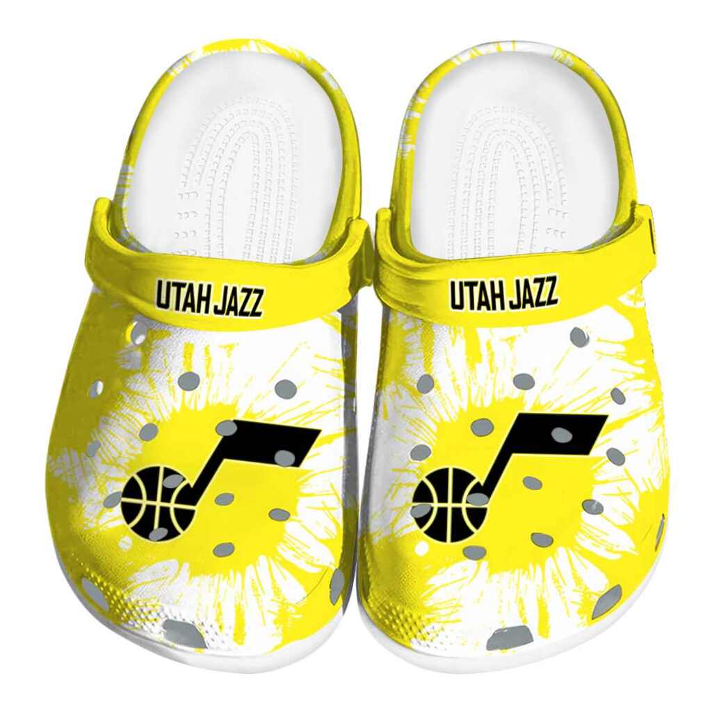 Utah Jazz Splatter Graphics ClogTVC1801734