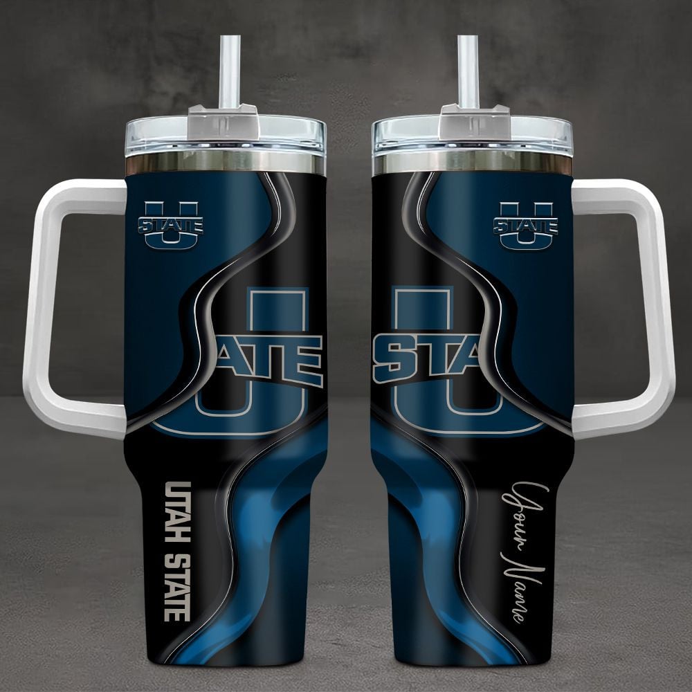 Utah State Aggies NCAA Custom Stanley Cup 40 oz 30 oz Tumbler With HandleTVC2301101