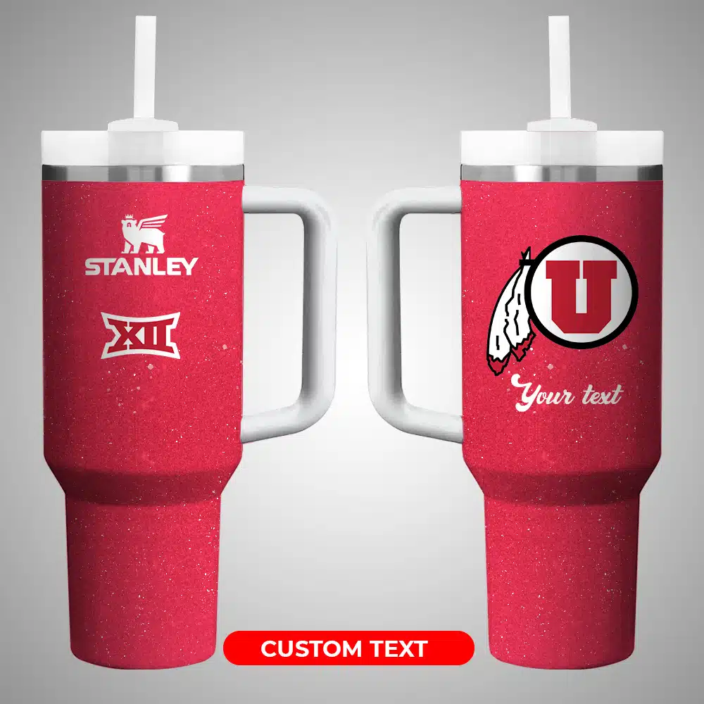 Utah Utes NCAA Custom Stanley Cup 40 oz 30 oz Tumbler With HandleTVC2301222