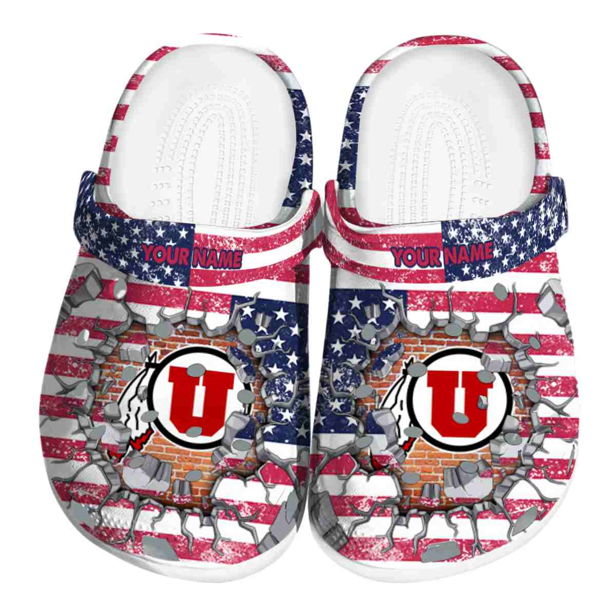Utah Utes NCAA Sport Crocs Crocband Clogs Shoes Comfortable For Men Women and Kids