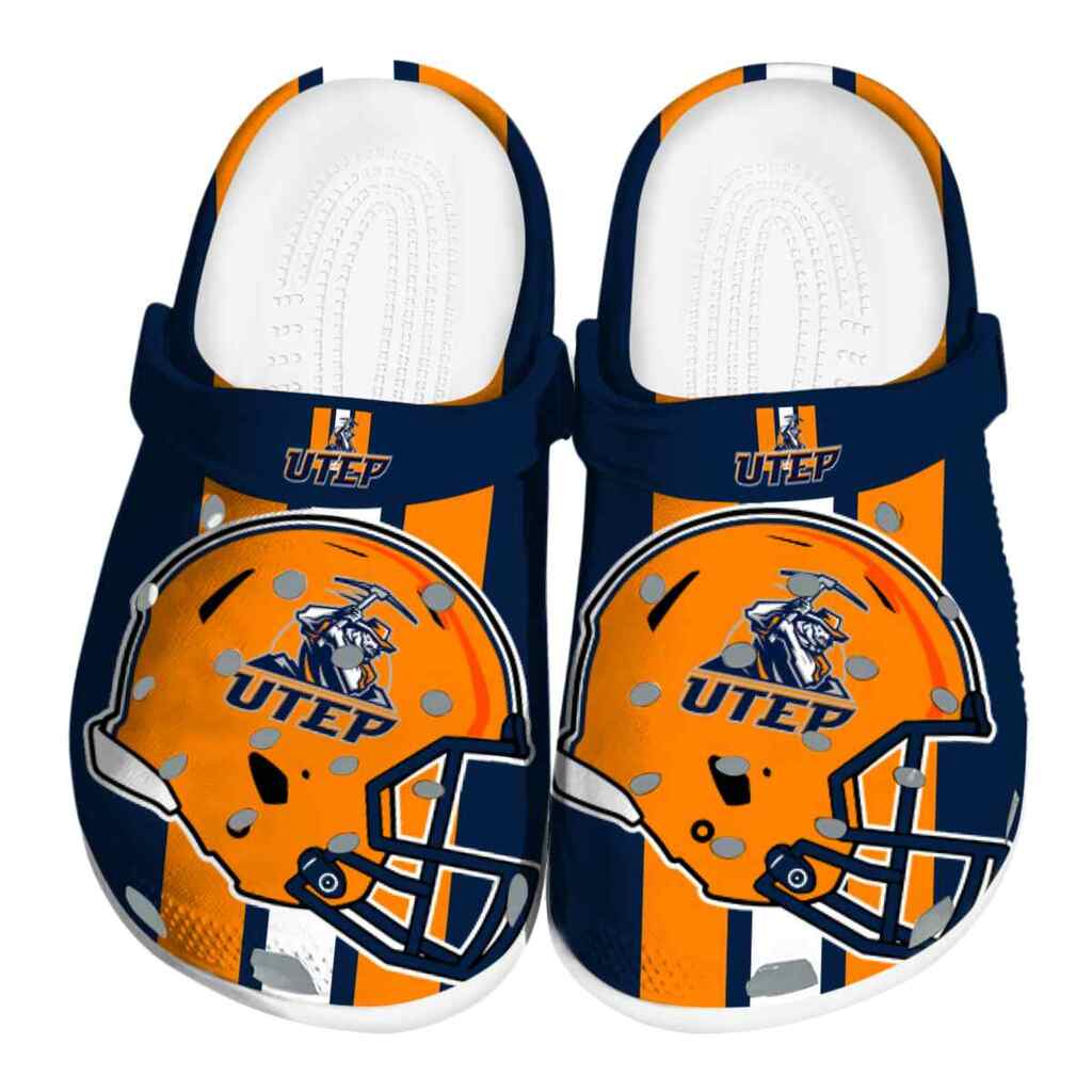 UTEP Miners Helmet Stripes ClogTVC1801797