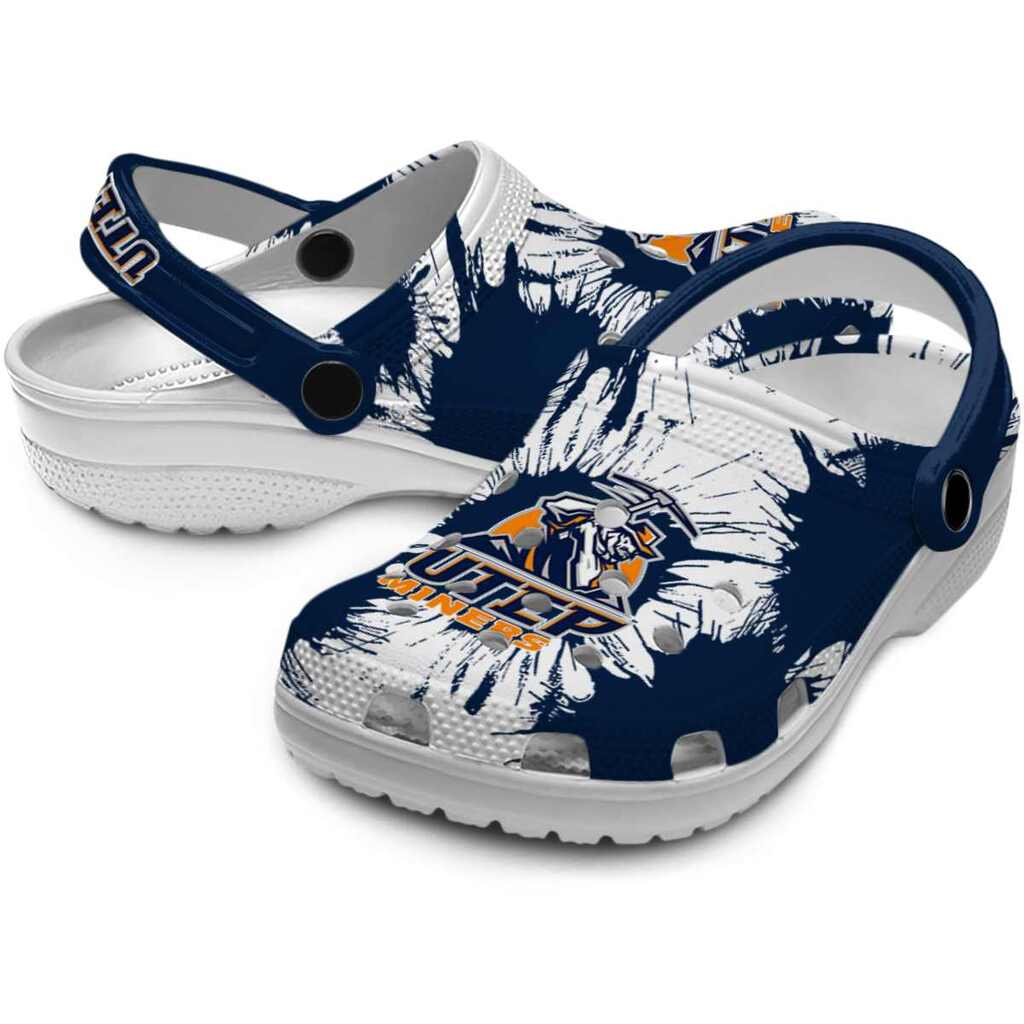 UTEP Miners Splatter Graphics ClogTVC1801754 - Image 3