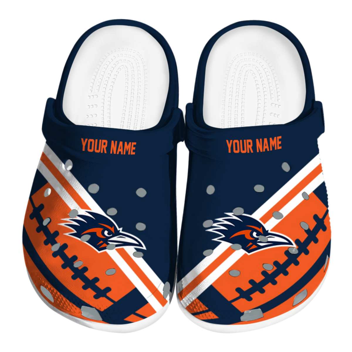 UTSA Roadrunners NCAA Sport Crocs Crocband Clogs Shoes Comfortable For Men Women and Kids