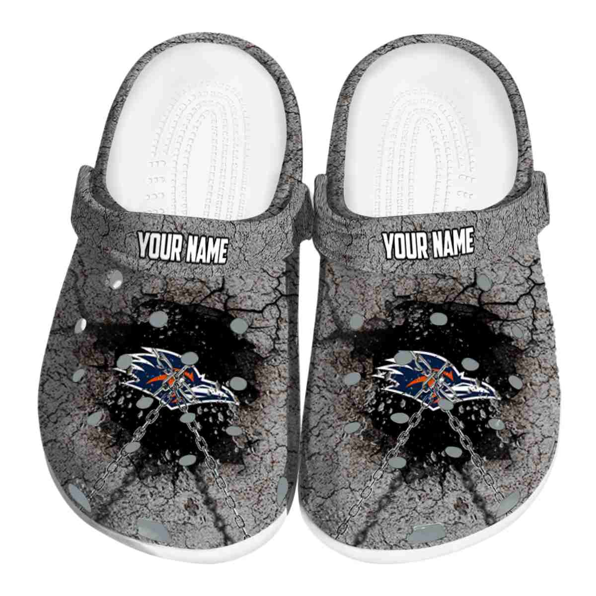 UTSA Roadrunners NCAA Sport Crocs Crocband Clogs Shoes Comfortable For Men Women and Kids