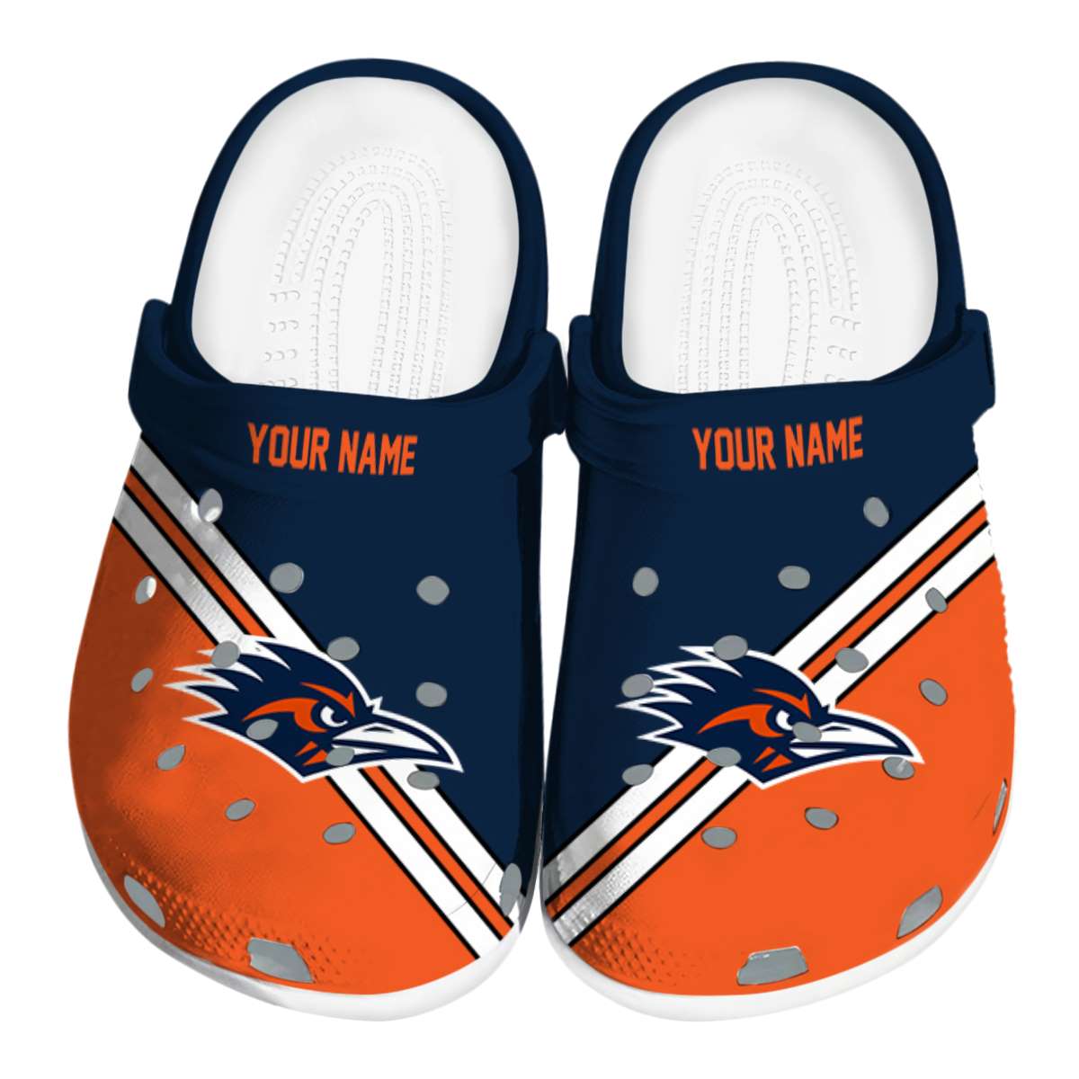 UTSA Roadrunners NCAA Sport Crocs Crocband Clogs Shoes Comfortable For Men Women and Kids