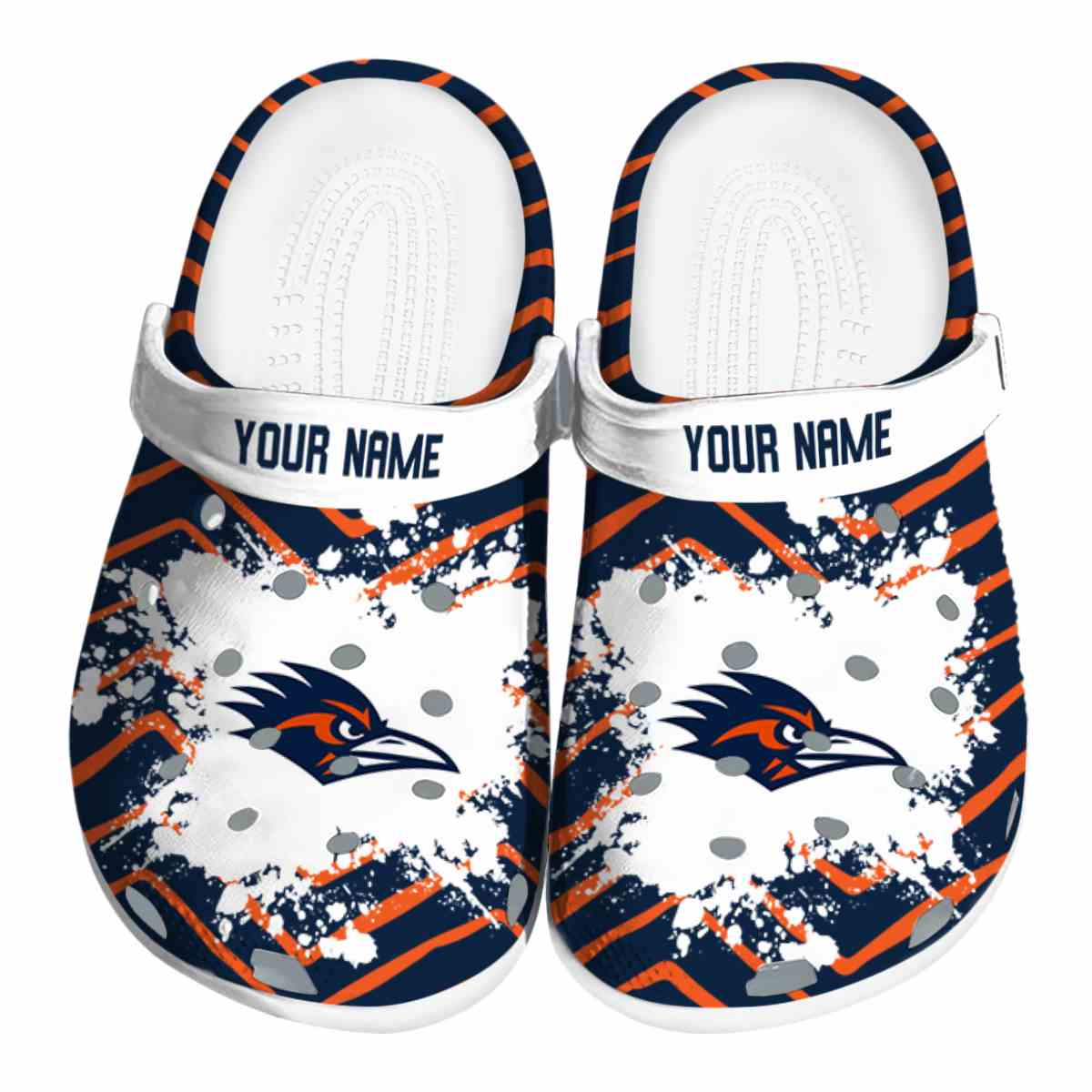 UTSA Roadrunners NCAA Sport Crocs Crocband Clogs Shoes Comfortable For Men Women and Kids