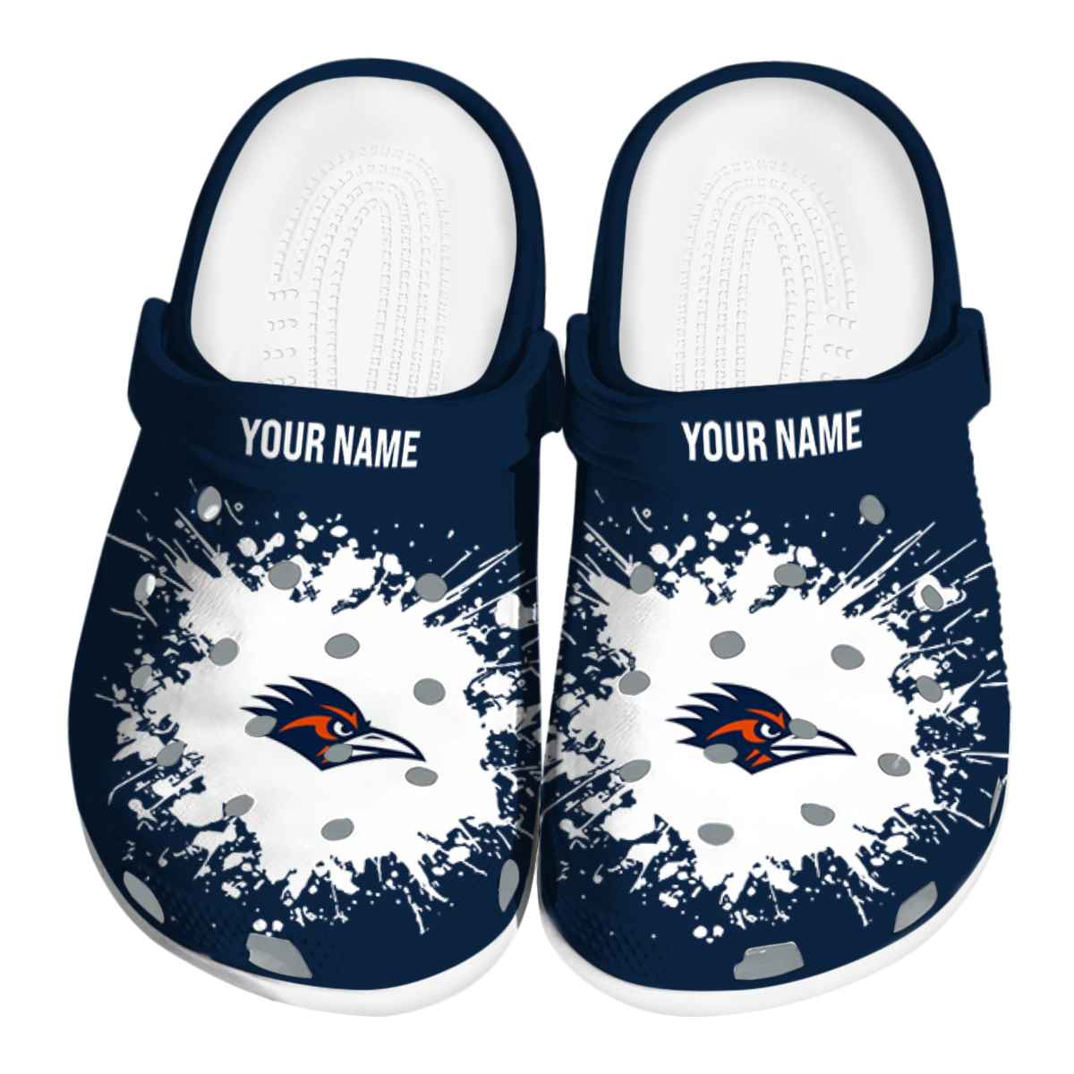 UTSA Roadrunners NCAA Sport Crocs Crocband Clogs Shoes Comfortable For Men Women and Kids