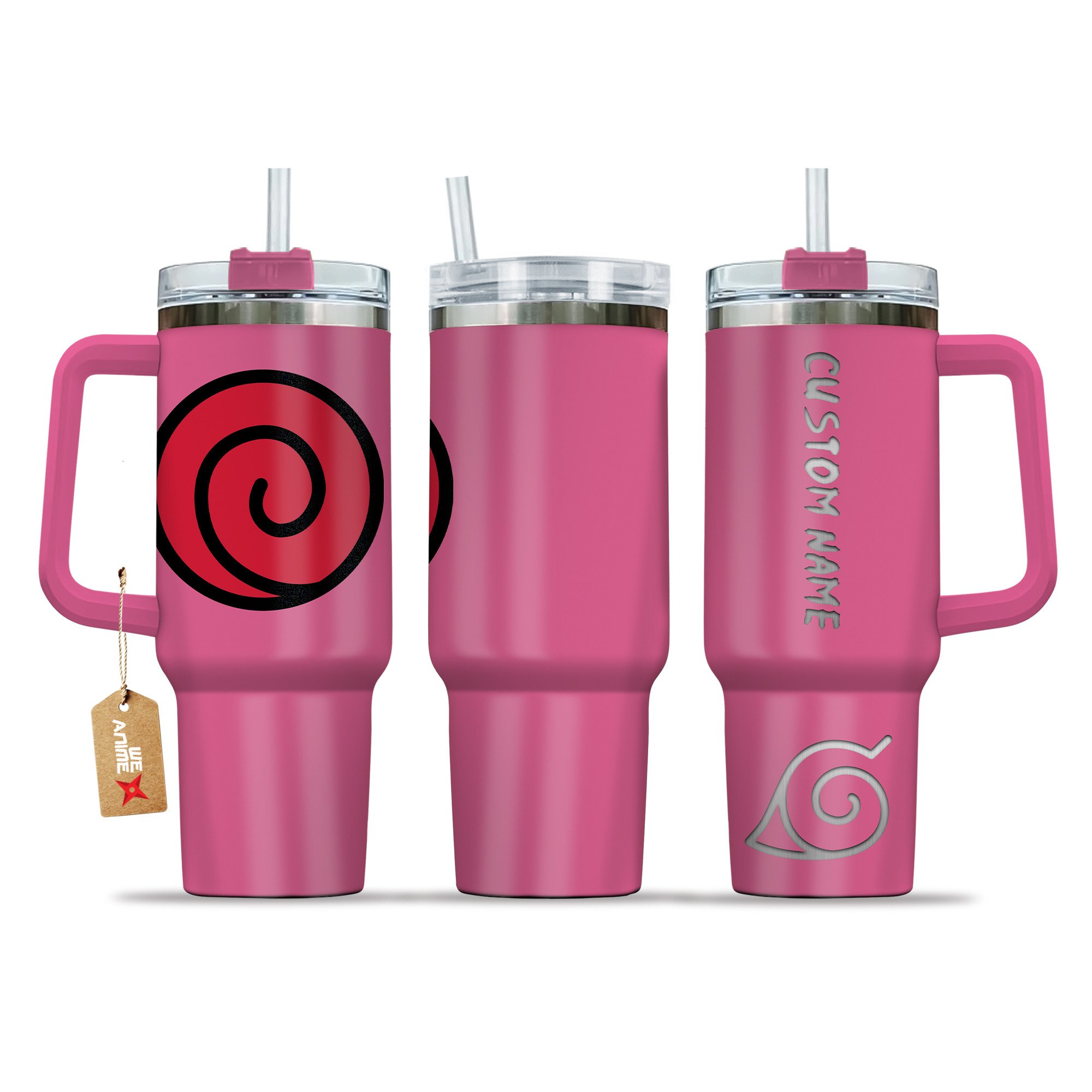 Uzumaki Clan Symbol Naruto Anime Custom Stanley Cup 40 oz 30 oz Tumbler With HandleTVC2301217