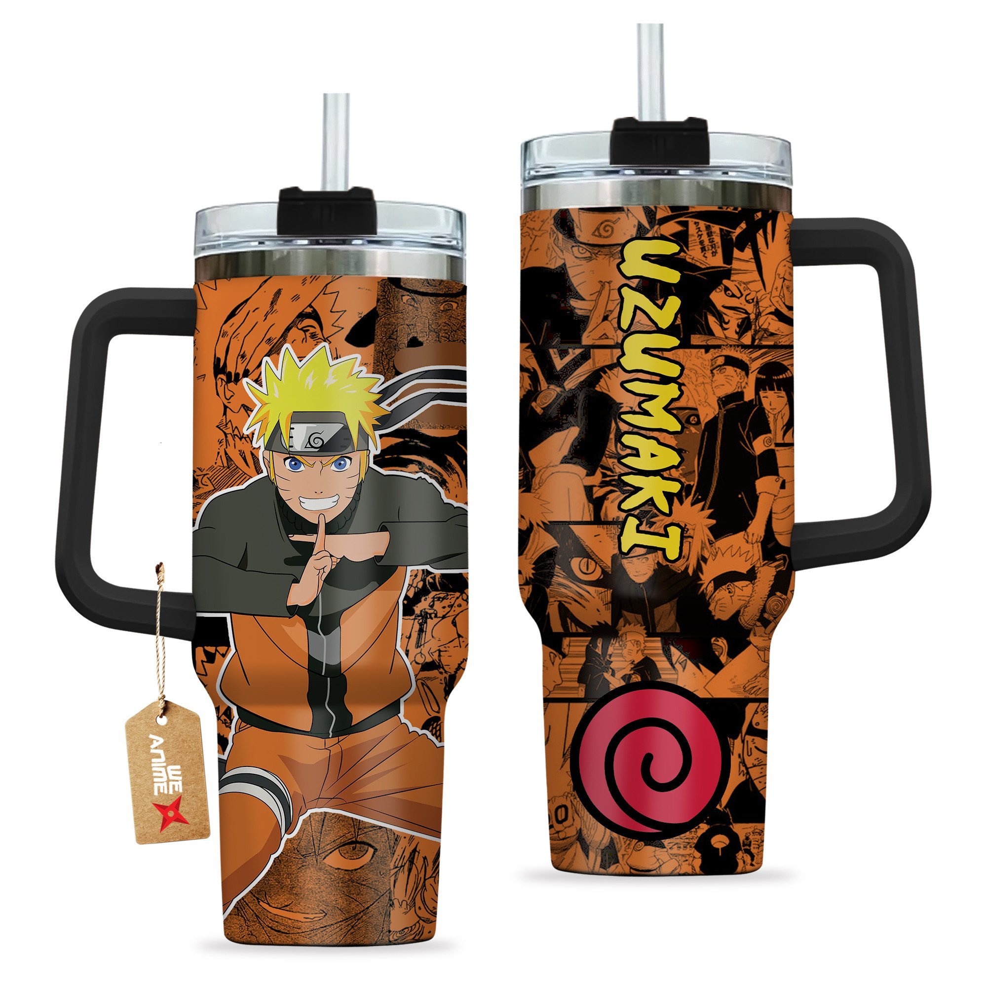 Uzumaki Naruto Anime Custom Stanley Cup 40 oz 30 oz Tumbler With HandleTVC2301288