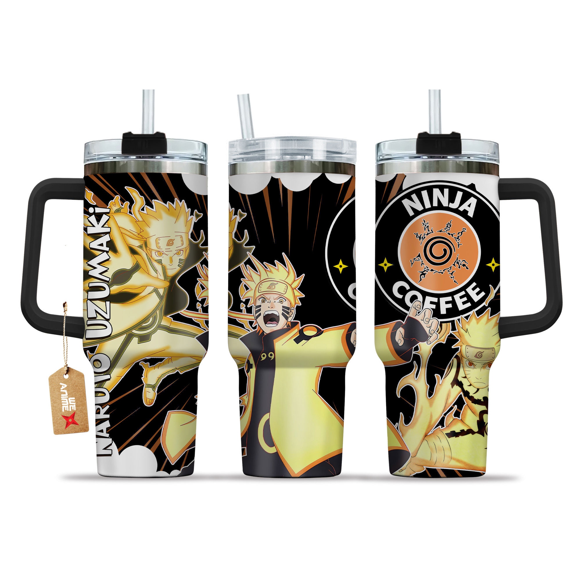Uzumaki Naruto Naruto Anime Custom Stanley Cup 40 oz 30 oz Tumbler With HandleTVC2301153
