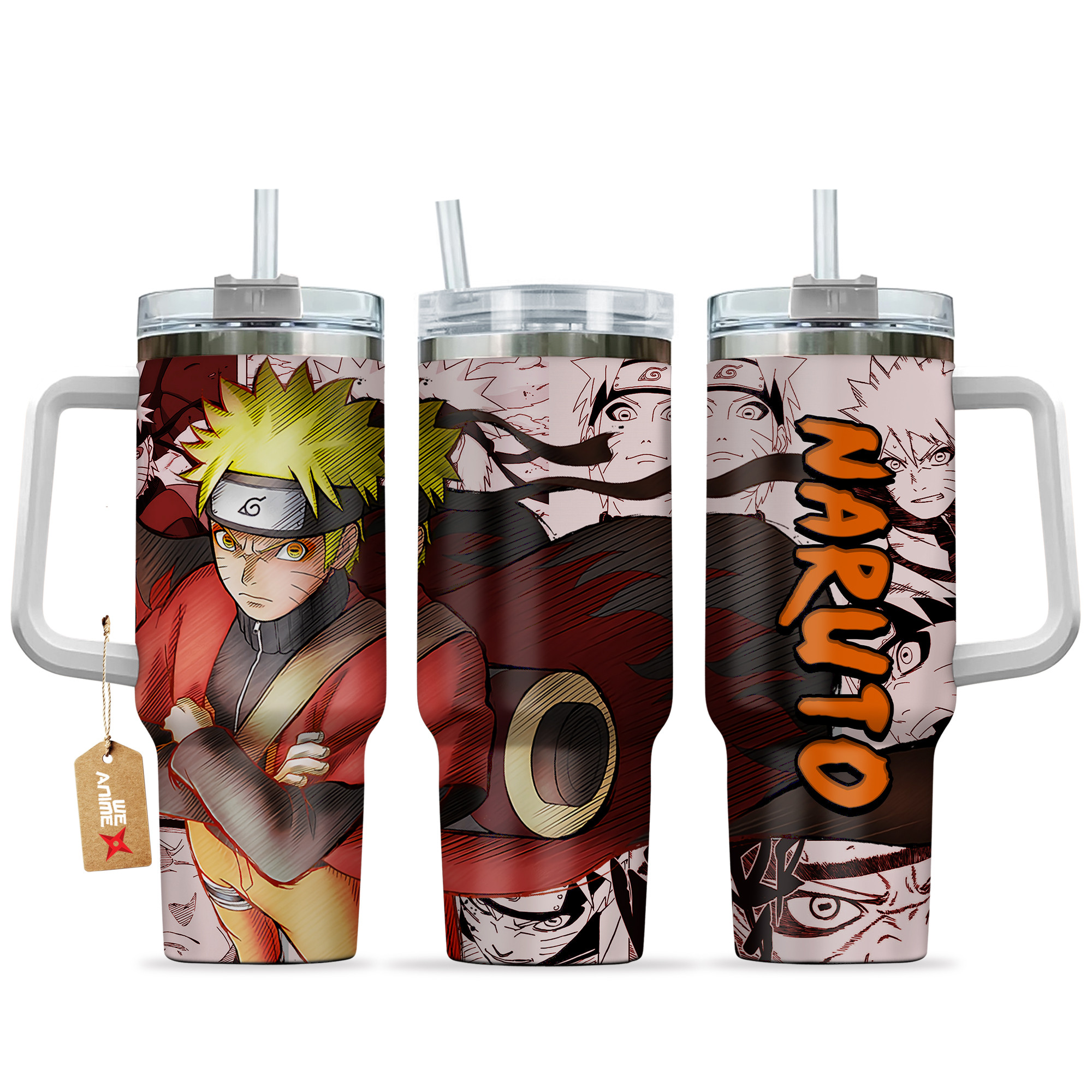 Uzumaki Sage Naruto Anime Custom Stanley Cup 40 oz 30 oz Tumbler With HandleTVC2301149