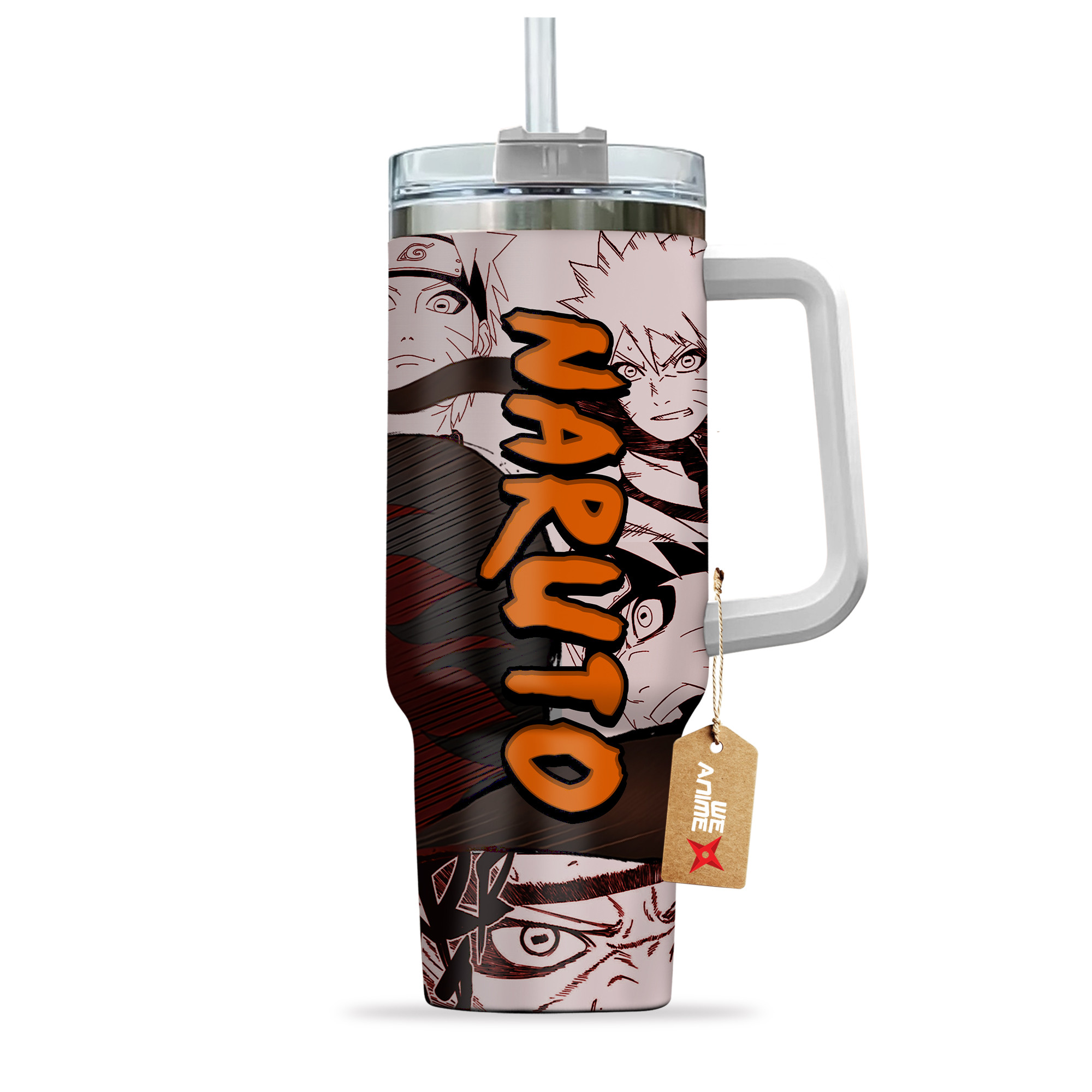 Uzumaki Sage Naruto Anime Custom Stanley Cup 40 oz 30 oz Tumbler With HandleTVC2301149 - Image 3