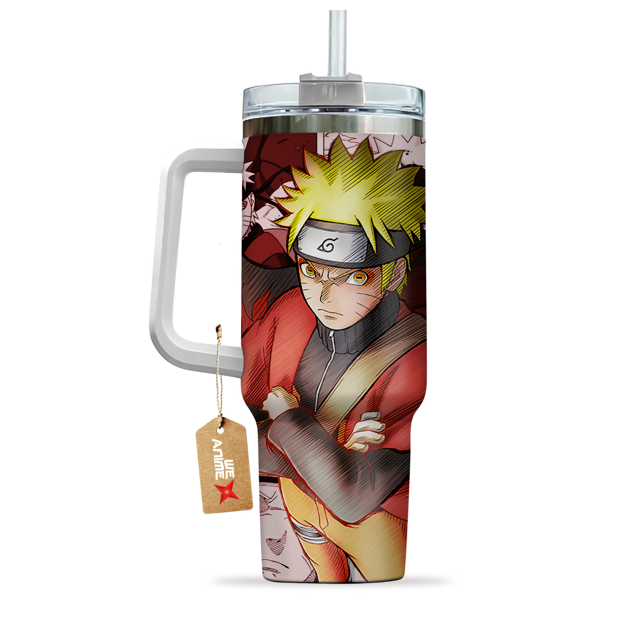 Uzumaki Sage Naruto Anime Custom Stanley Cup 40 oz 30 oz Tumbler With HandleTVC2301149 - Image 4
