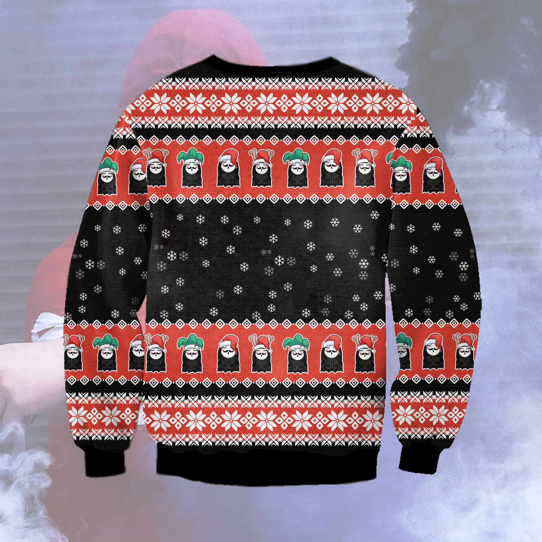 V For Vendetta Ugly Christmas Sweater Adult 3D Funny Matching for family - Image 2