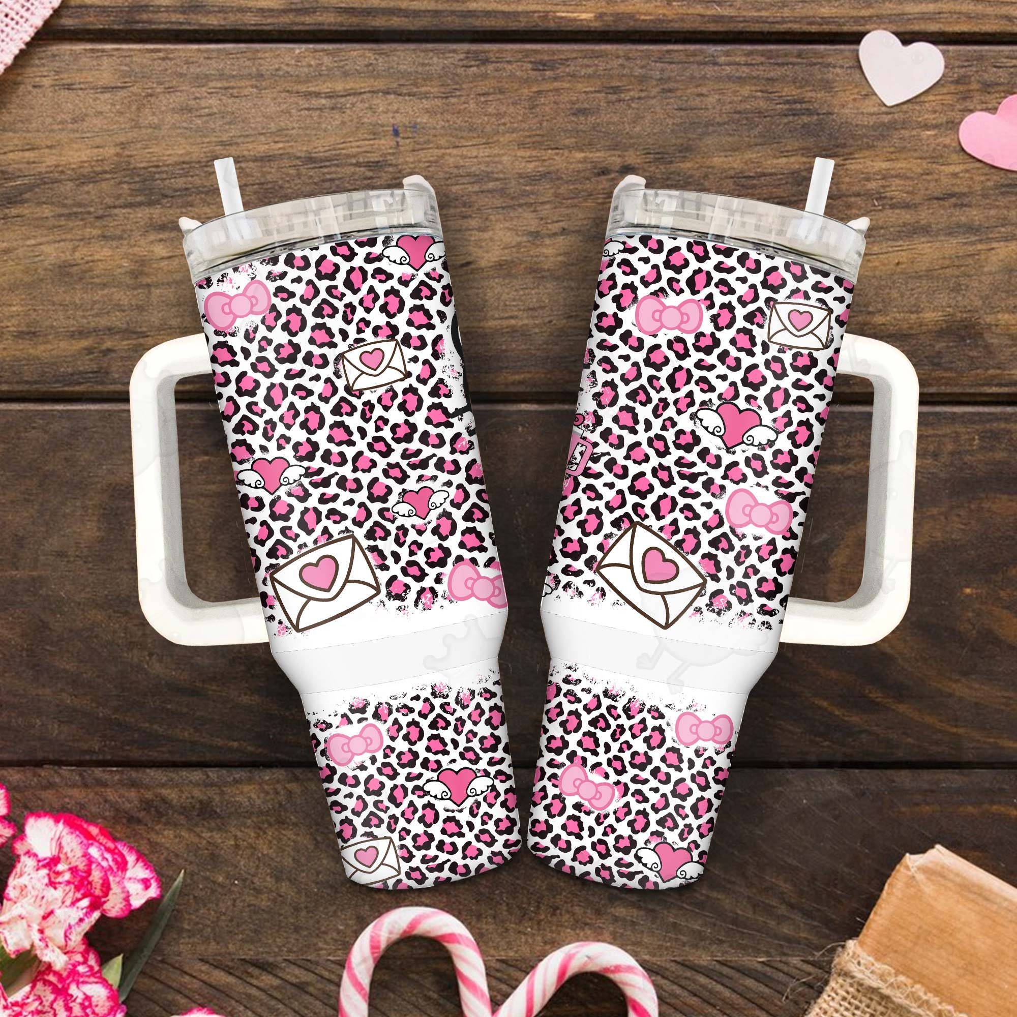 Valentine Hello Kitty Sanrio Cartoon Custom Stanley Cup 40 oz 30 oz Tumbler With HandleTVC2301889 - Image 3