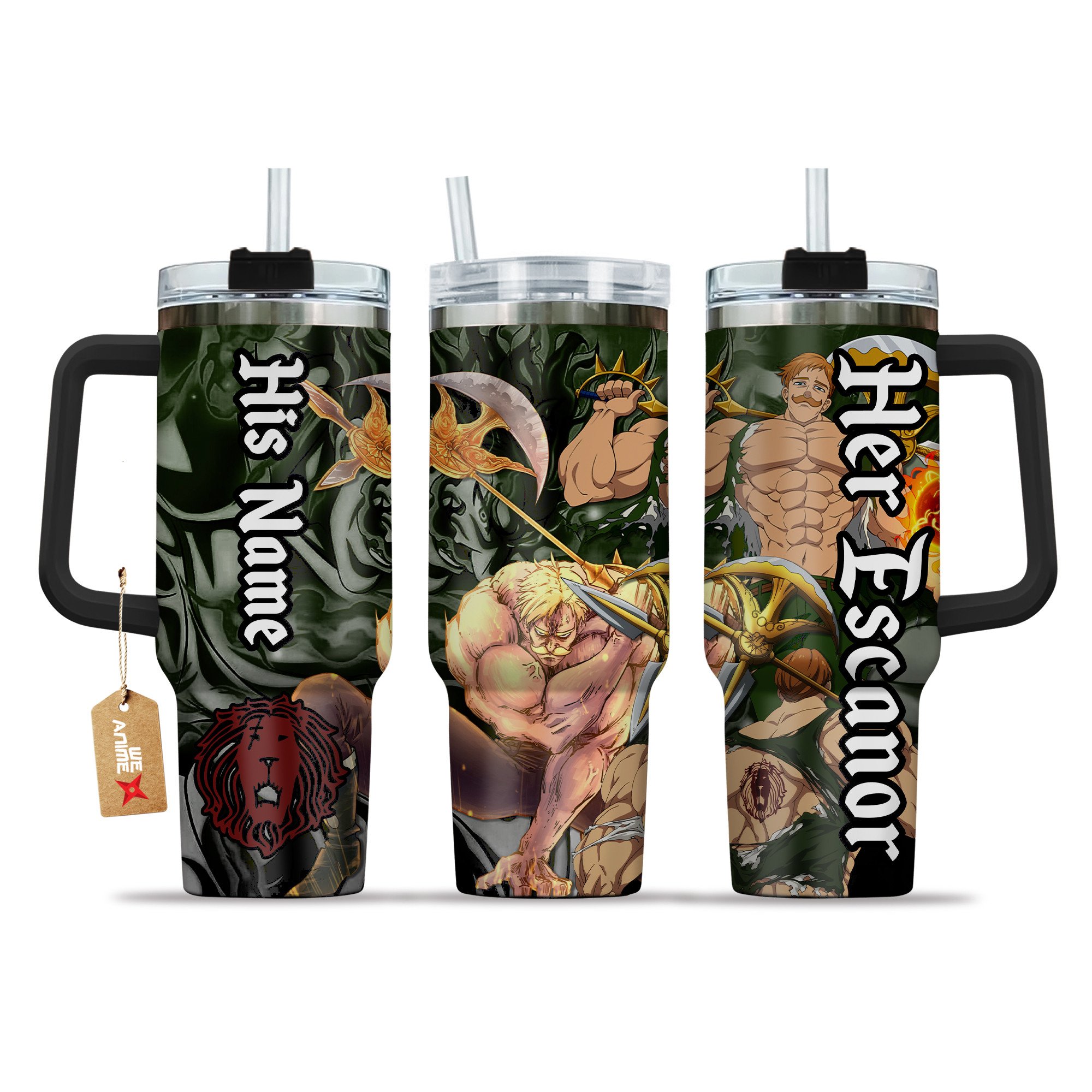 Valentine Her Escanor The Seven Deadly Sins Anime Custom Stanley Cup 40 oz 30 oz Tumbler With HandleTVC2301210