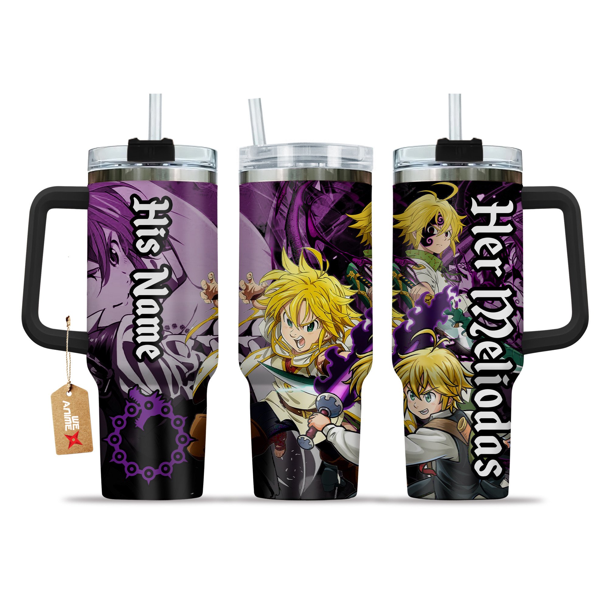 Valentine Her Meliodas The Seven Deadly Sins Anime Custom Stanley Cup 40 oz 30 oz Tumbler With HandleTVC2301209