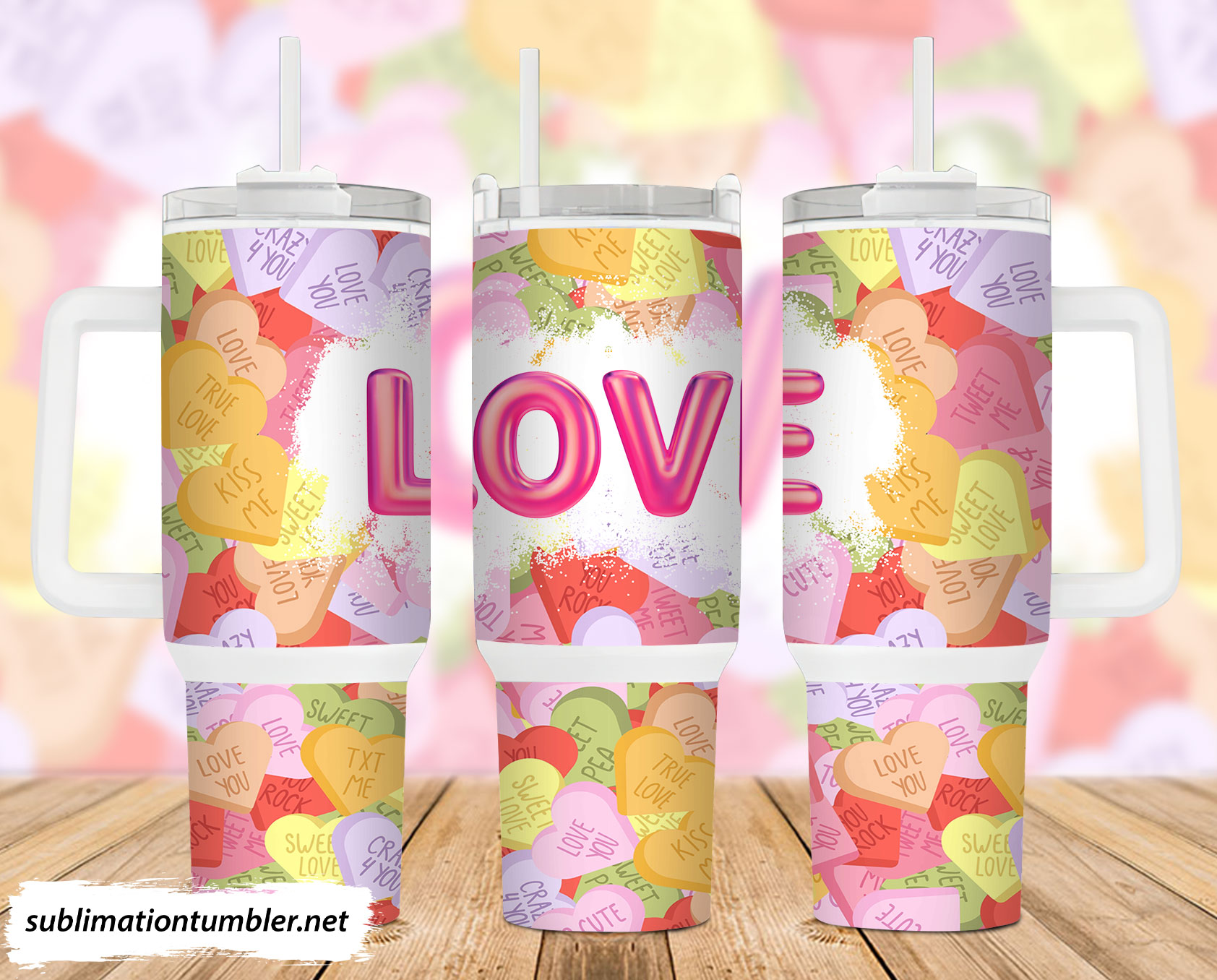 Valentine Love Custom Stanley Cup 40 oz 30 oz Tumbler With HandleTVC2301902