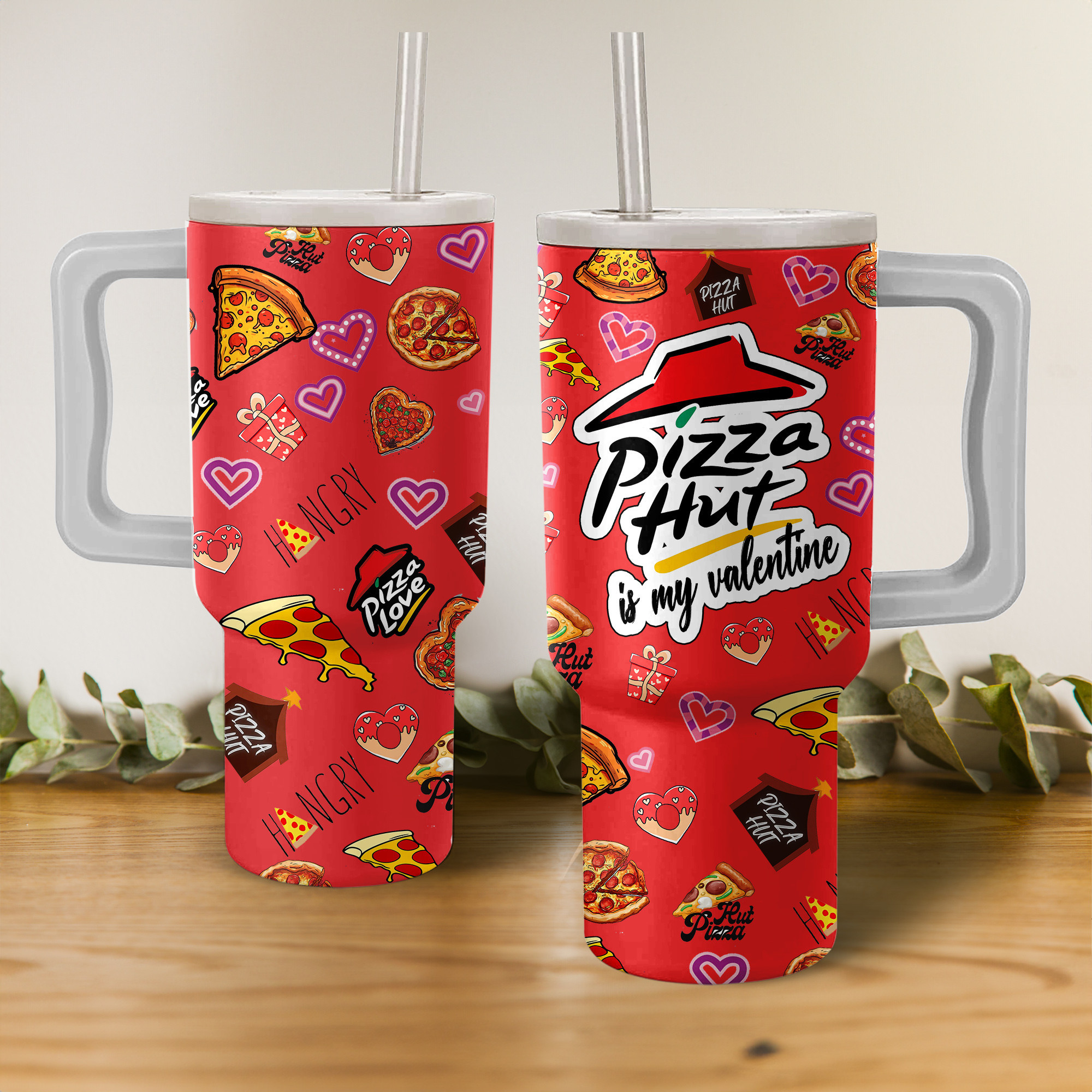 Valentine Pizza Hut Custom Stanley Cup 40 oz 30 oz Tumbler With HandleTVC2301152