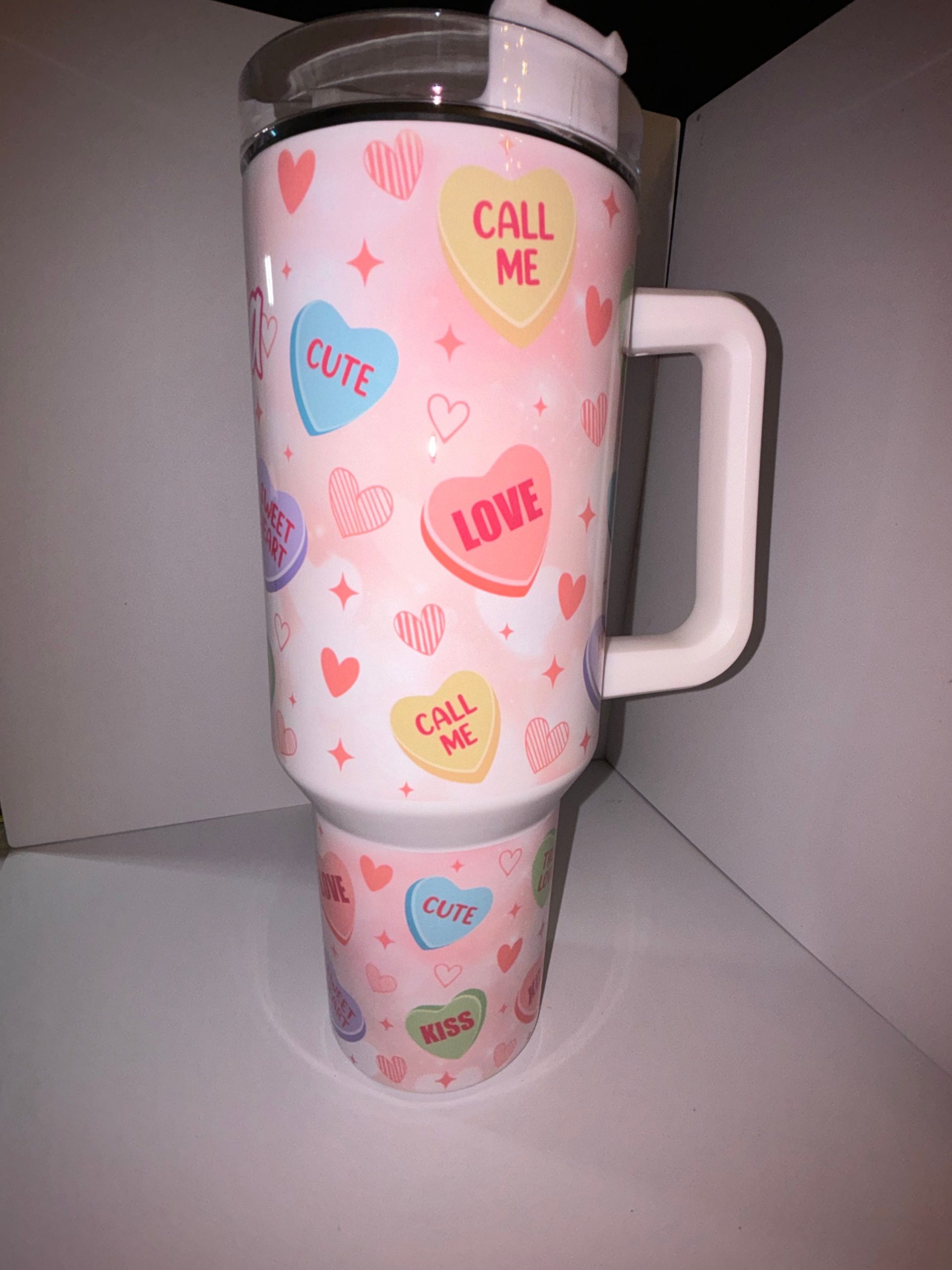 Valentines Day Hearts Custom Stanley Cup 40 oz 30 oz Tumbler With HandleTVC2301905 - Image 2