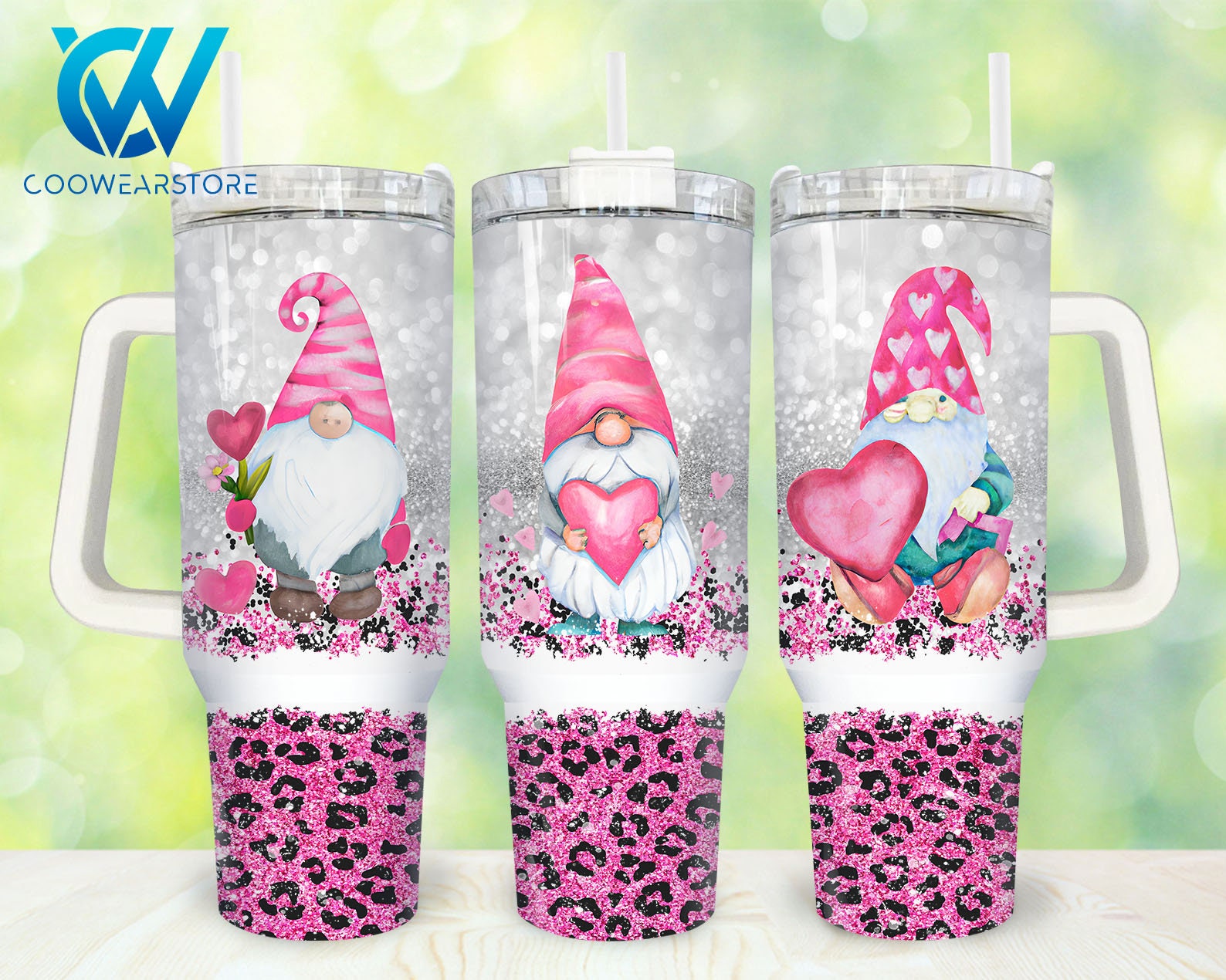 Valentines Gnome Custom Stanley Cup 40 oz 30 oz Tumbler With HandleTVC2301861