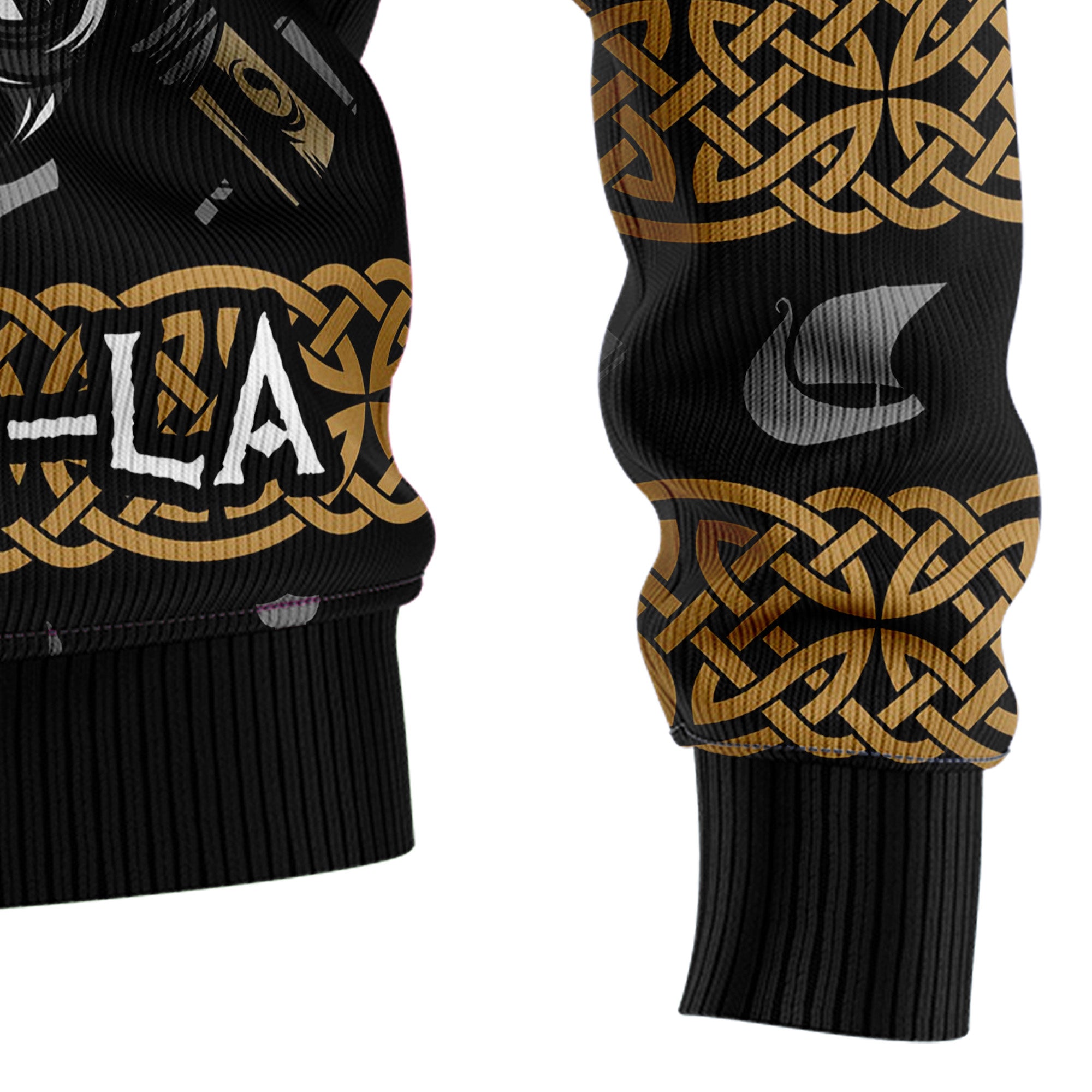 Valhalla La La La Ugly Christmas Sweater - Image 5