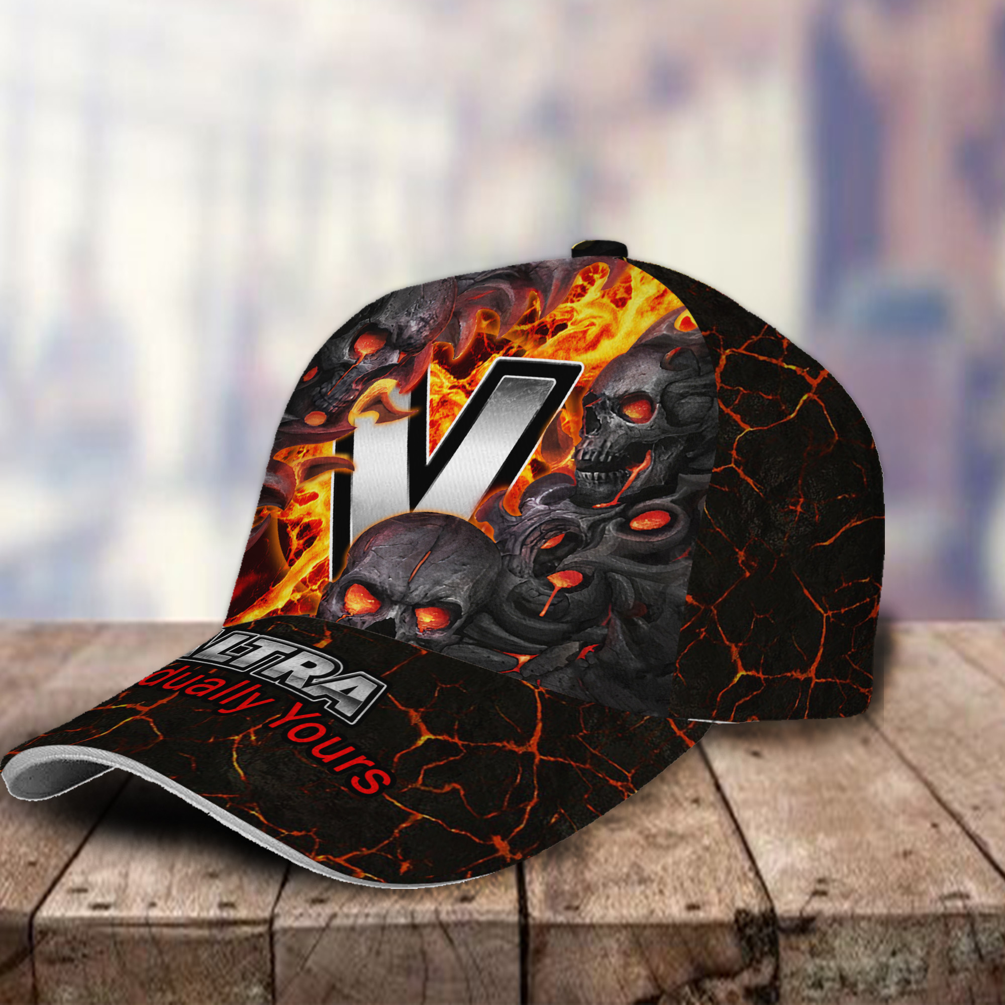 Valtra 3D Classic Cap Skull Fire Car Motor Brand Hats Trucker Hats Custom Hats Gifts For Men & Women