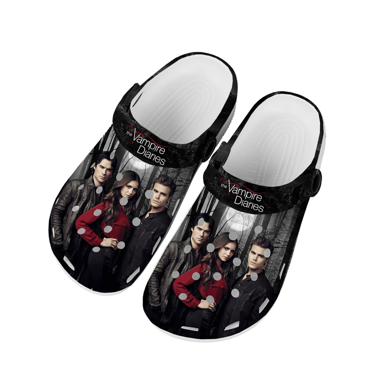 Vampire Dianes TV Series Crocs Crocband Clogs Shoes Comfortable For Men Women and Kids