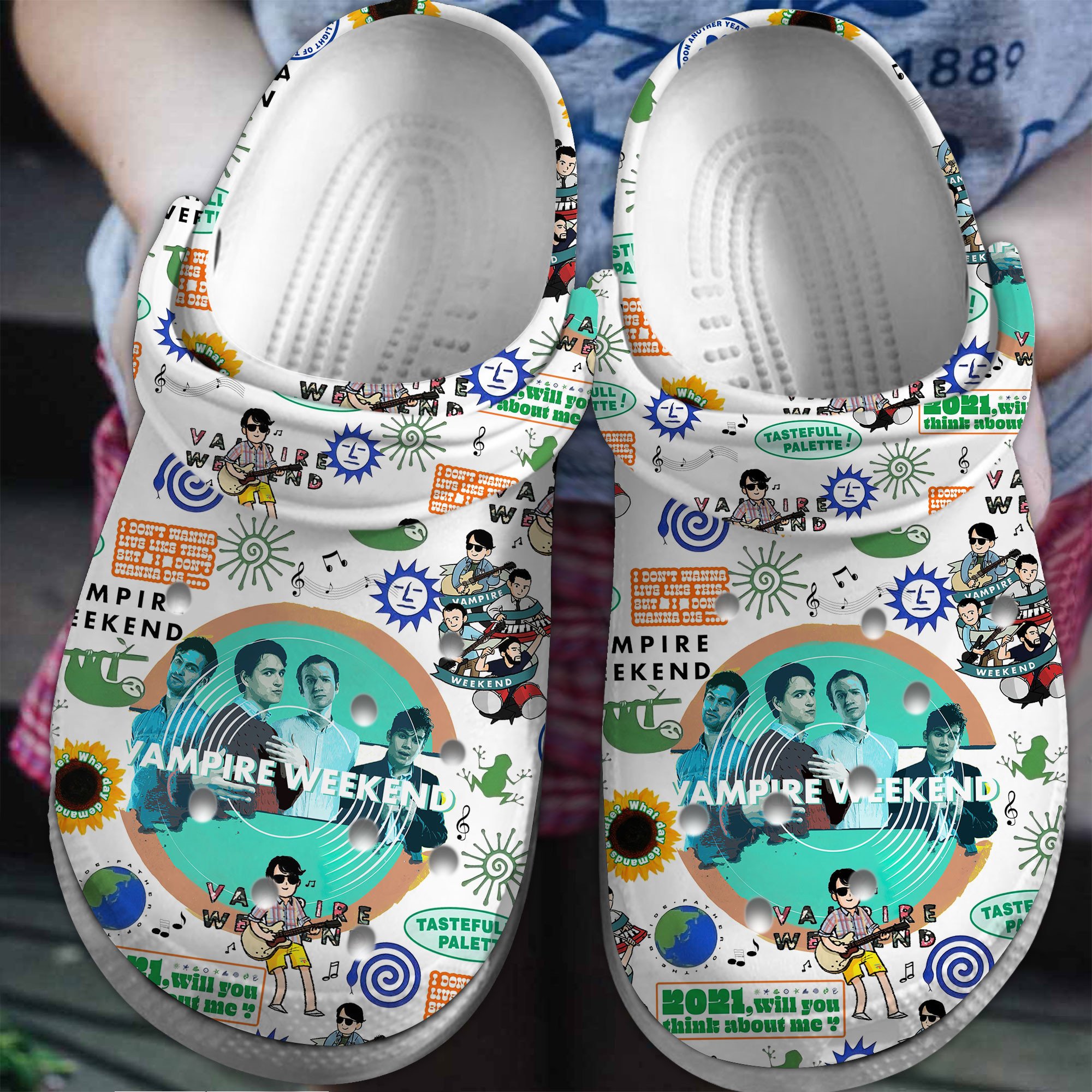 Vampire Weekend Music Crocs Crocband Clogs Shoes Comfortable For Men Women and Kids