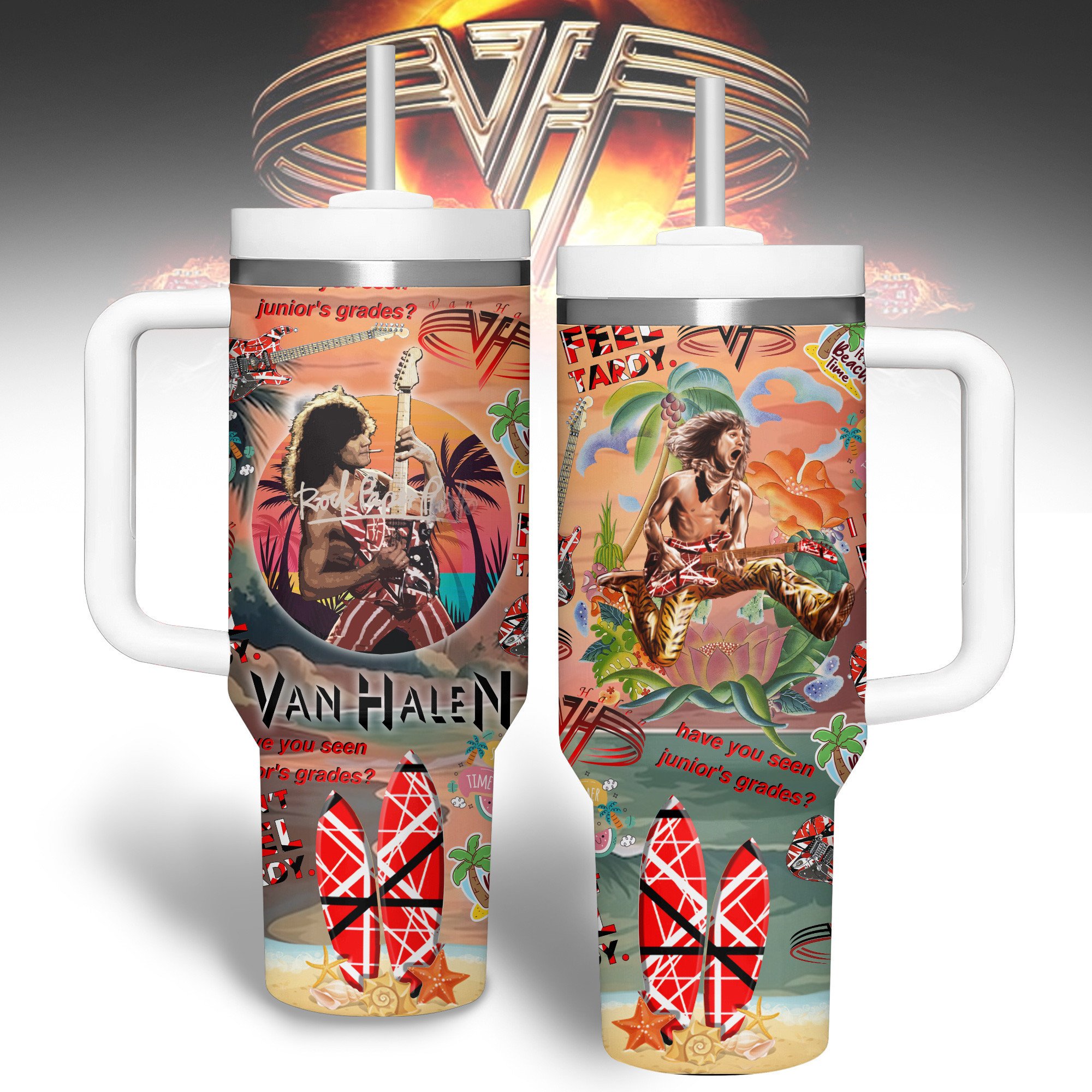 Van Halen Music Custom Stanley Cup 40 oz 30 oz Tumbler With HandleTVC2301305