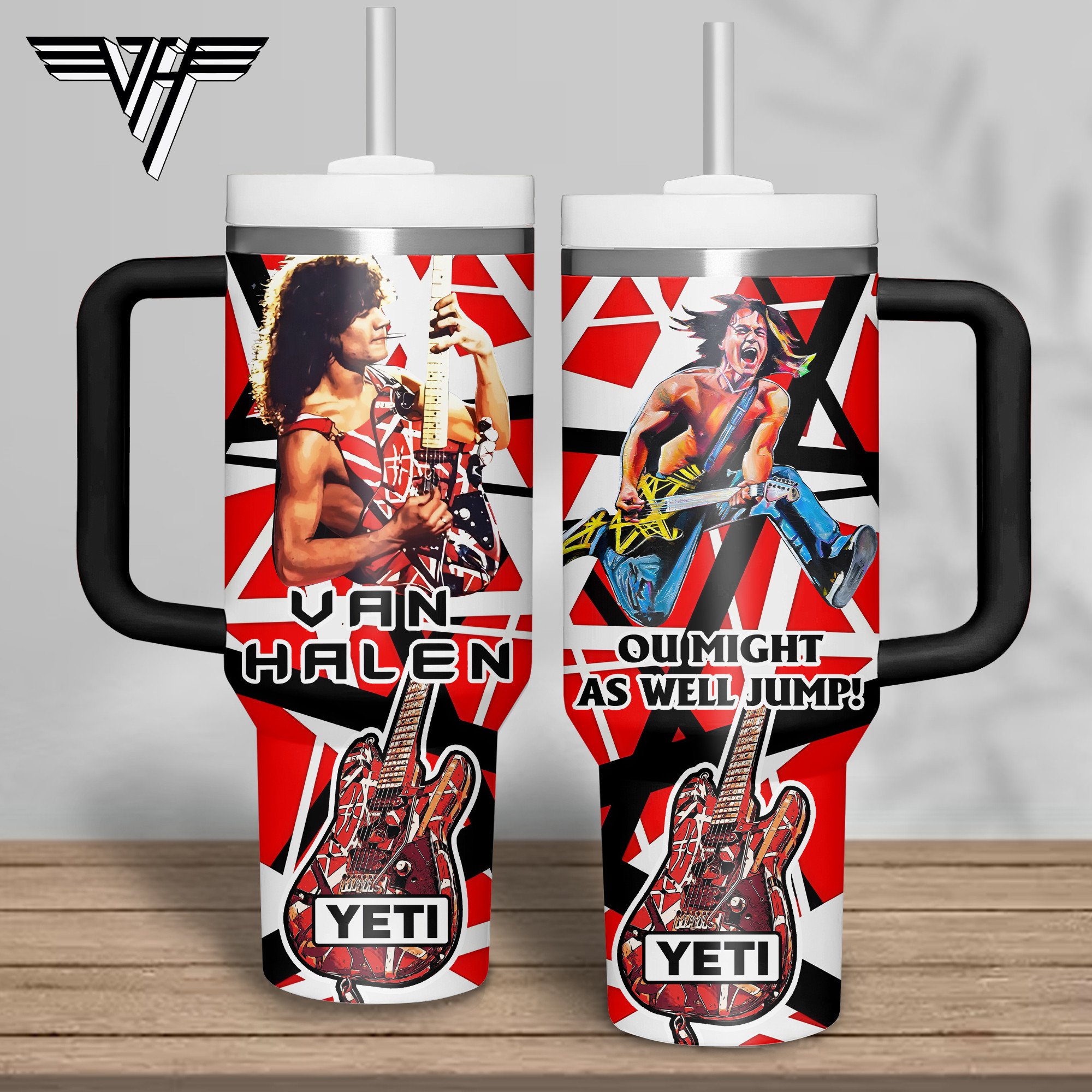 Van Halen Music Custom Stanley Cup 40 oz 30 oz Tumbler With HandleTVC2301311