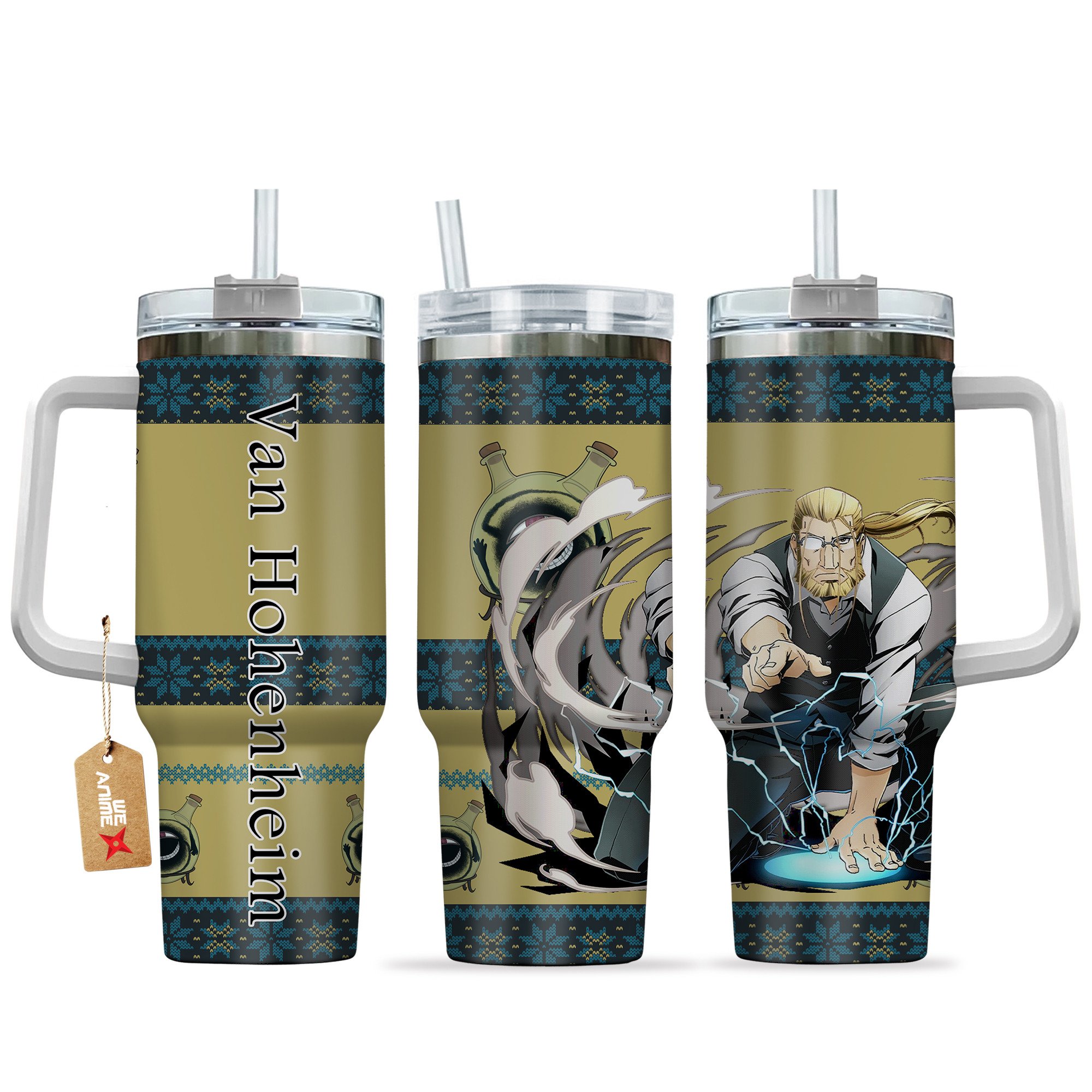 Van Hohenheim Fullmetal Alchemist Anime Custom Stanley Cup 40 oz 30 oz Tumbler With HandleTVC2301165