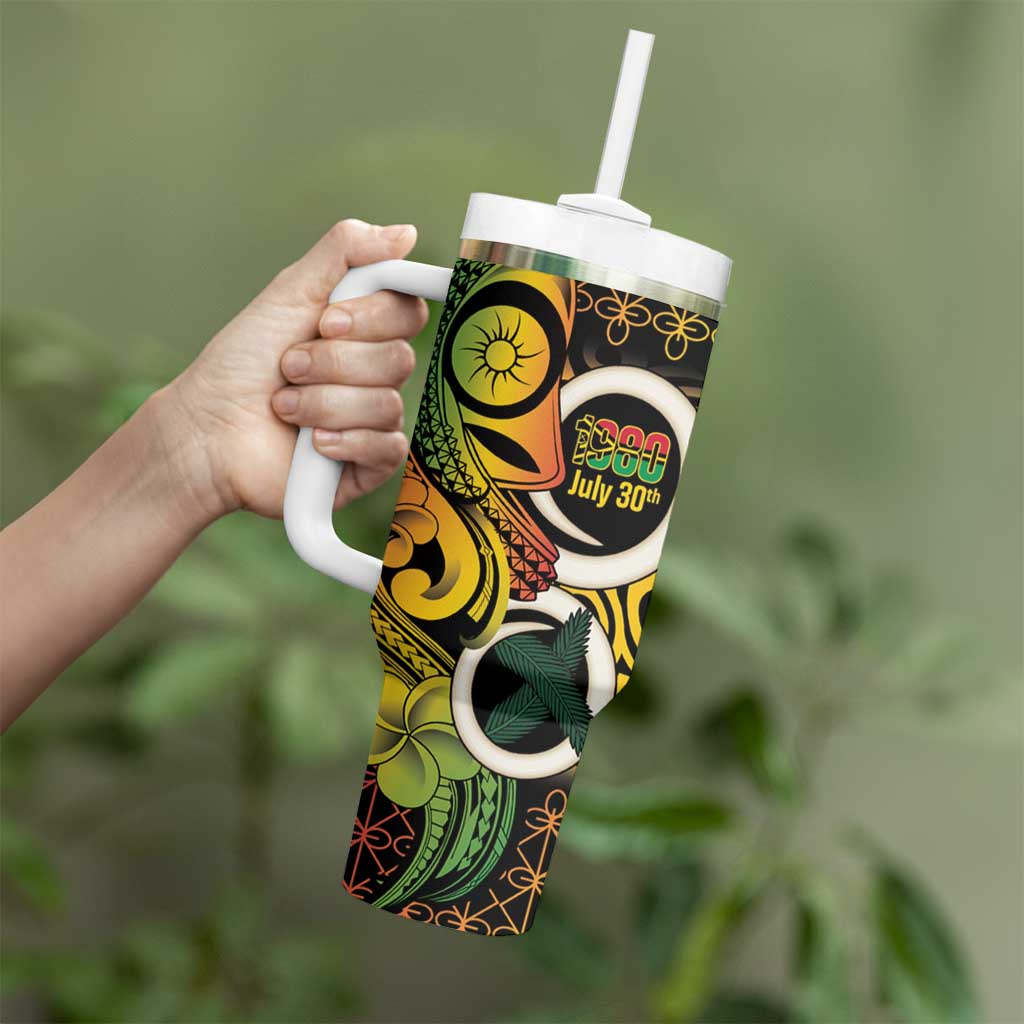 Vanuatu 1980 Custom Stanley Cup 40 oz 30 oz Tumbler With HandleTVC2301276 - Image 3