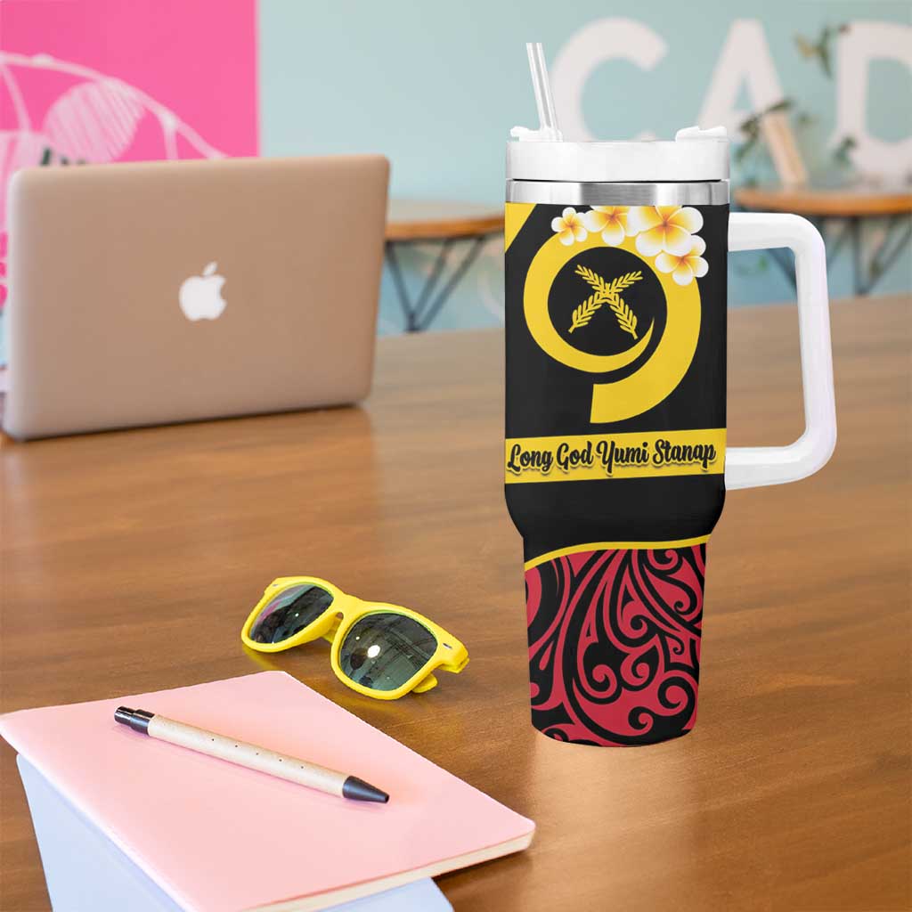 Vanuatu Christmas Vanuatuan Conch Shell Meri Krismas! Custom Stanley Cup 40 oz 30 oz Tumbler With HandleTVC2301374 - Image 5