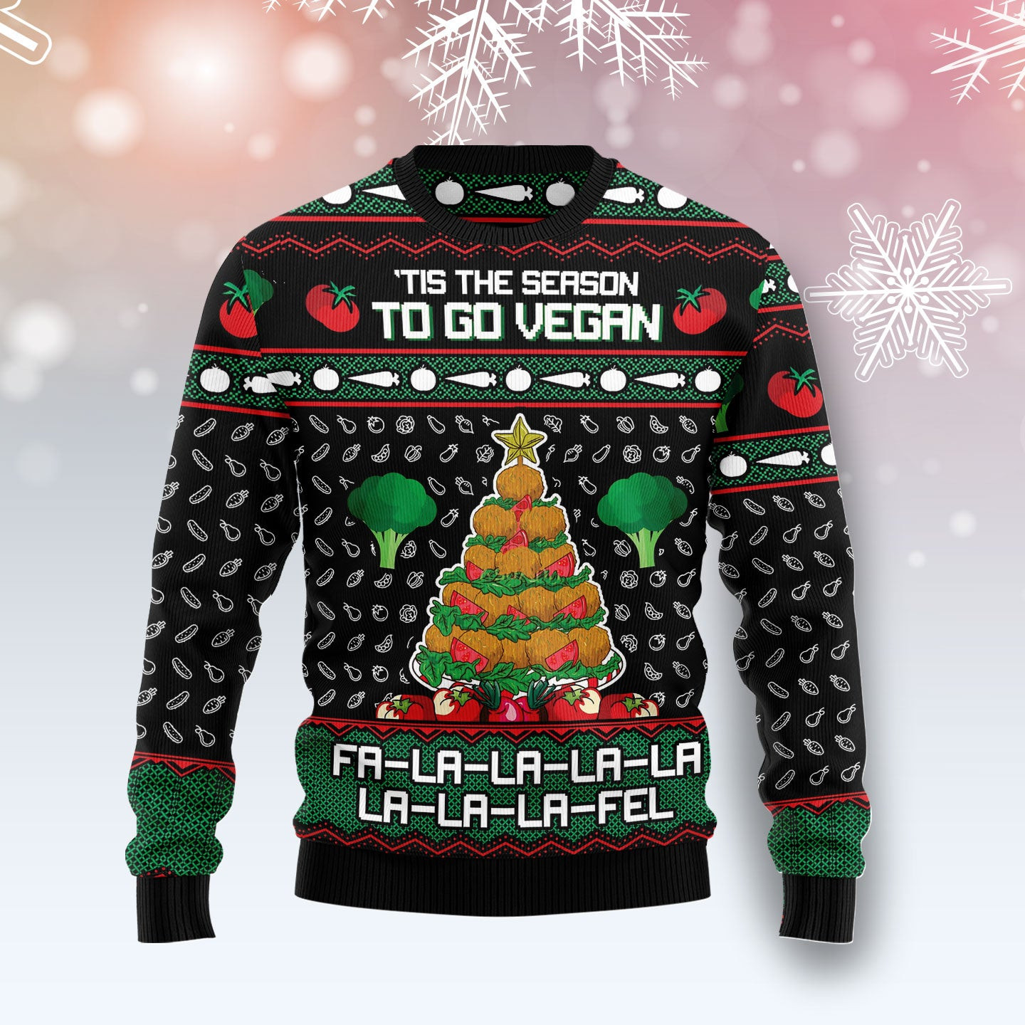 Vegan Christmas Ugly Christmas Sweater