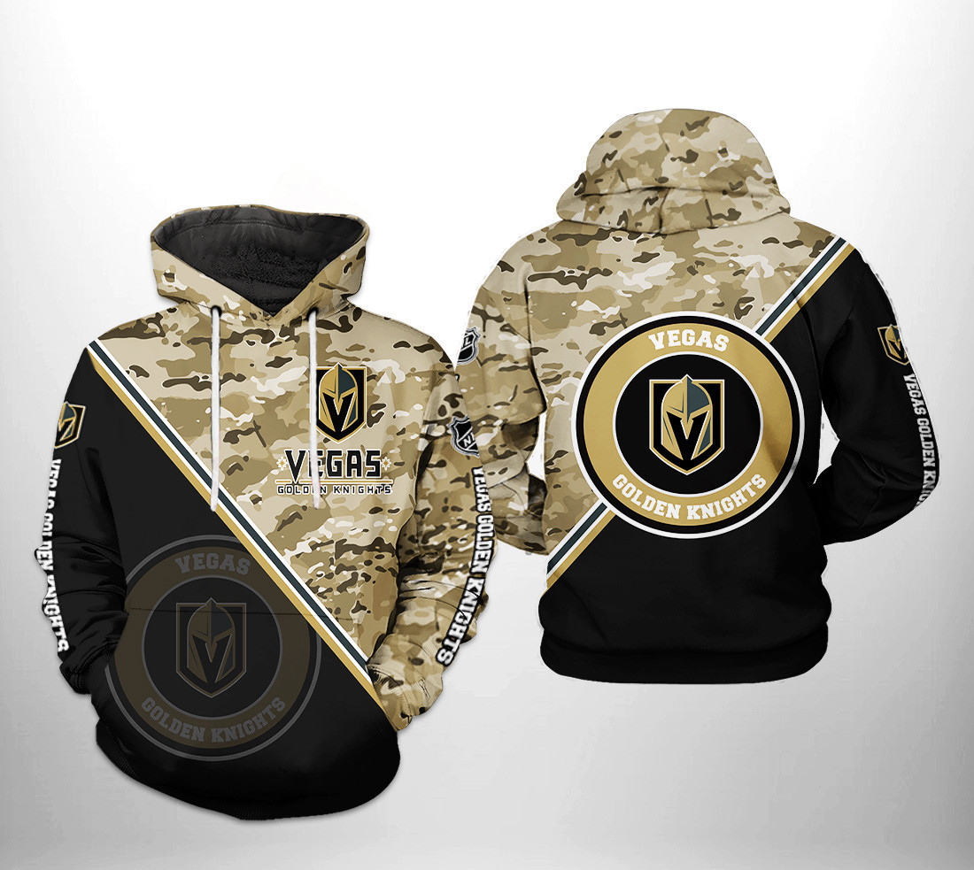 Vegas Golden Knights NHL Camo Team 3D All Over Print Hoodie, Zip Hoodie