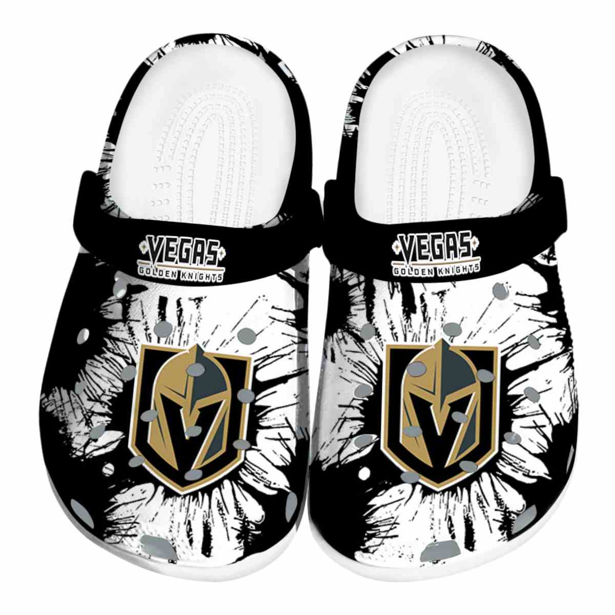 Vegas Golden Knights NHL Sport Crocs Crocband Clogs Shoes Comfortable For Men Women and Kids