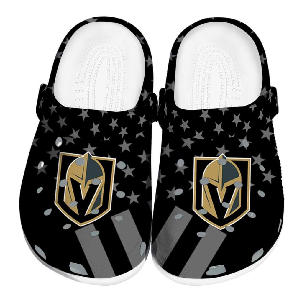 Vegas Golden Knights Stellar Stripes Theme ClogTVC1801892