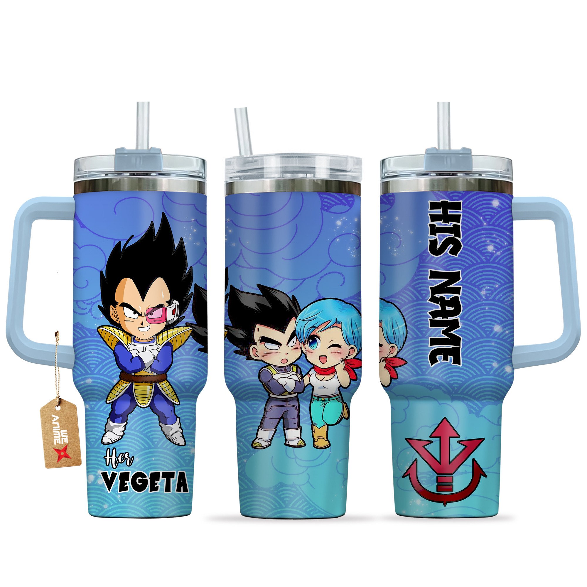 Vegeta Dragon Ball Z Anime Valentine Custom Stanley Cup 40 oz 30 oz Tumbler With HandleTVC2301167