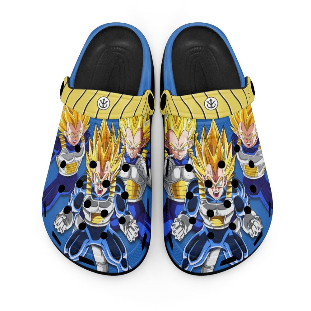 Vegeta Super Saiyan Dragon Ball Anime Crocs Crocband Clogs Shoes Comfortable For Men Women and Kids