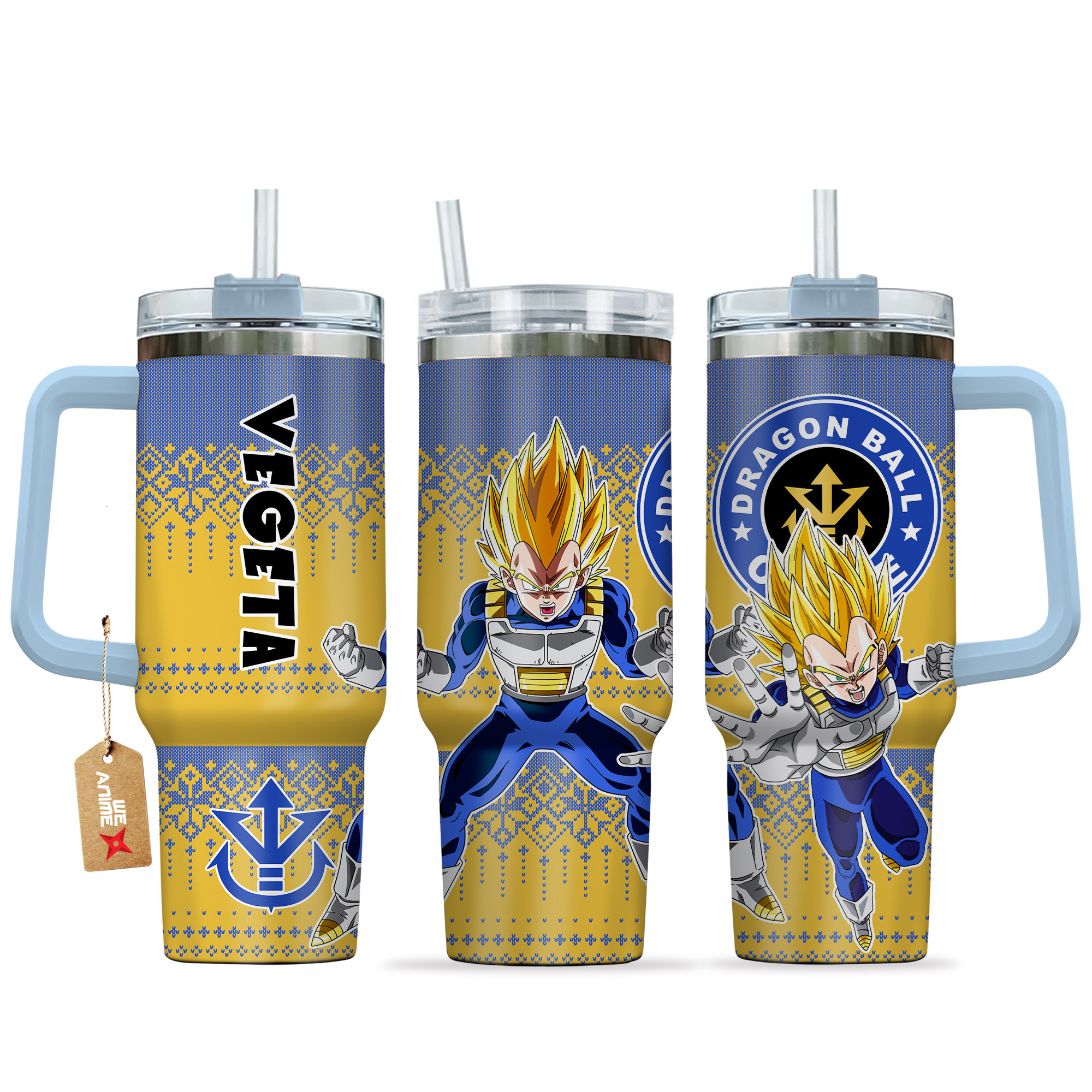 Vegeta Super Saiyan Dragon Ball Z Anime Custom Stanley Cup 40 oz 30 oz Tumbler With HandleTVC2301161