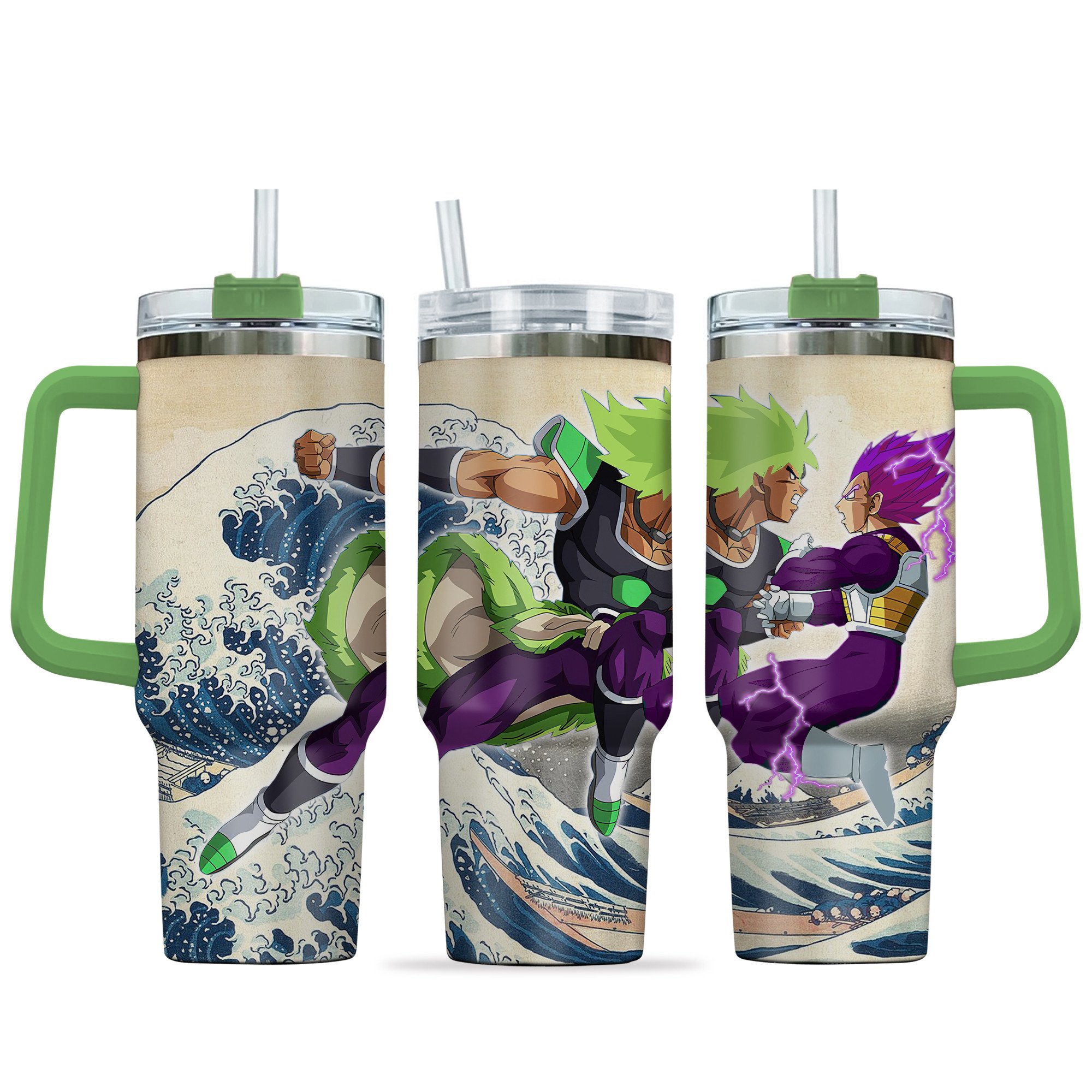 Vegeta x Broly Dragon Ball Anime Custom Stanley Cup 40 oz 30 oz Tumbler With HandleTVC2301146