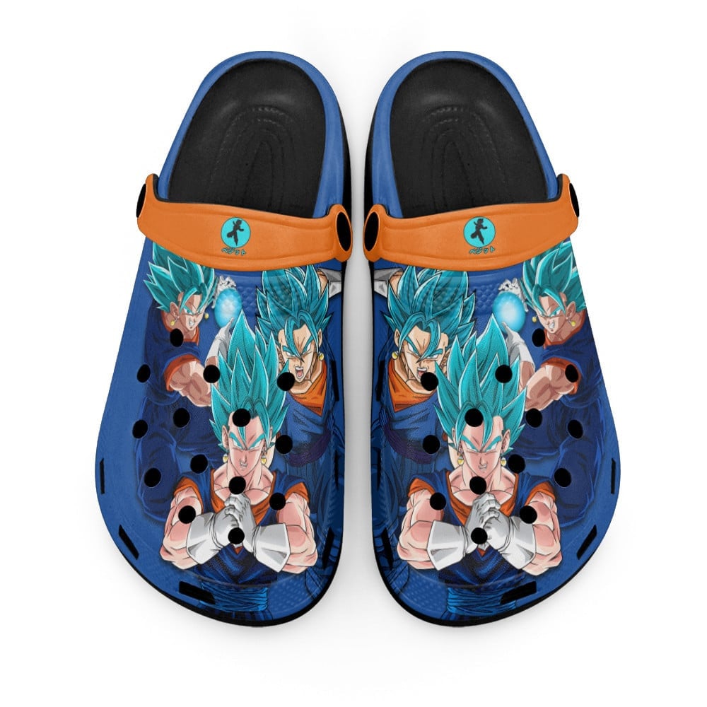 Vegito Dragon Ball Anime Crocs Crocband Clogs Shoes Comfortable For Men Women and Kids