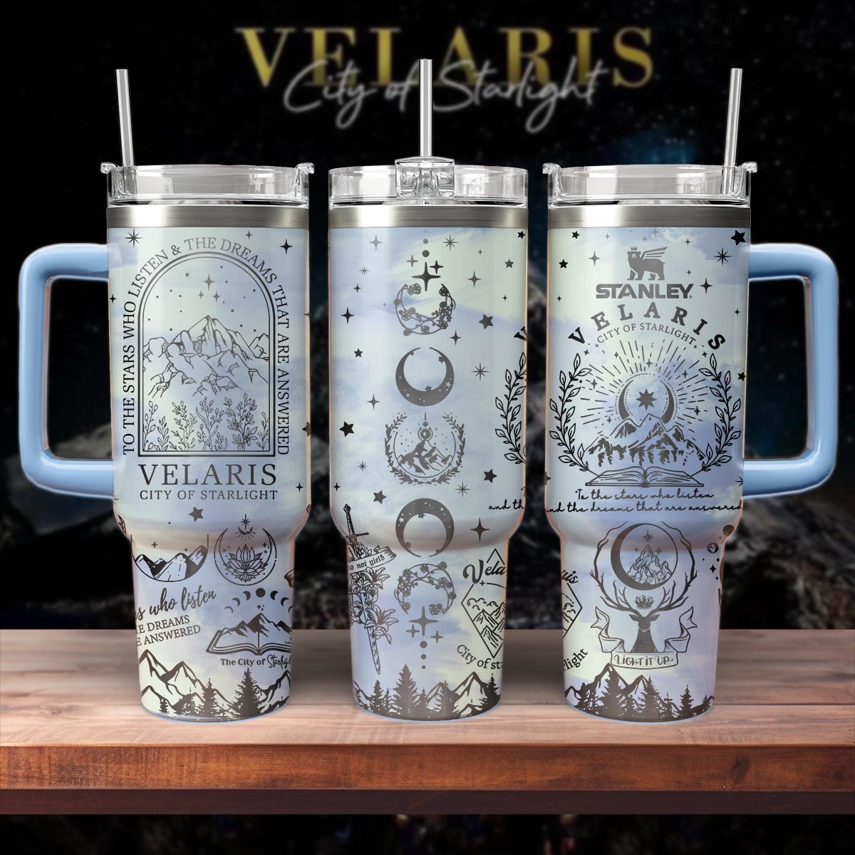 Velaris City Of Starlight Movies Custom Stanley Cup 40 oz 30 oz Tumbler With HandleTVC2301556