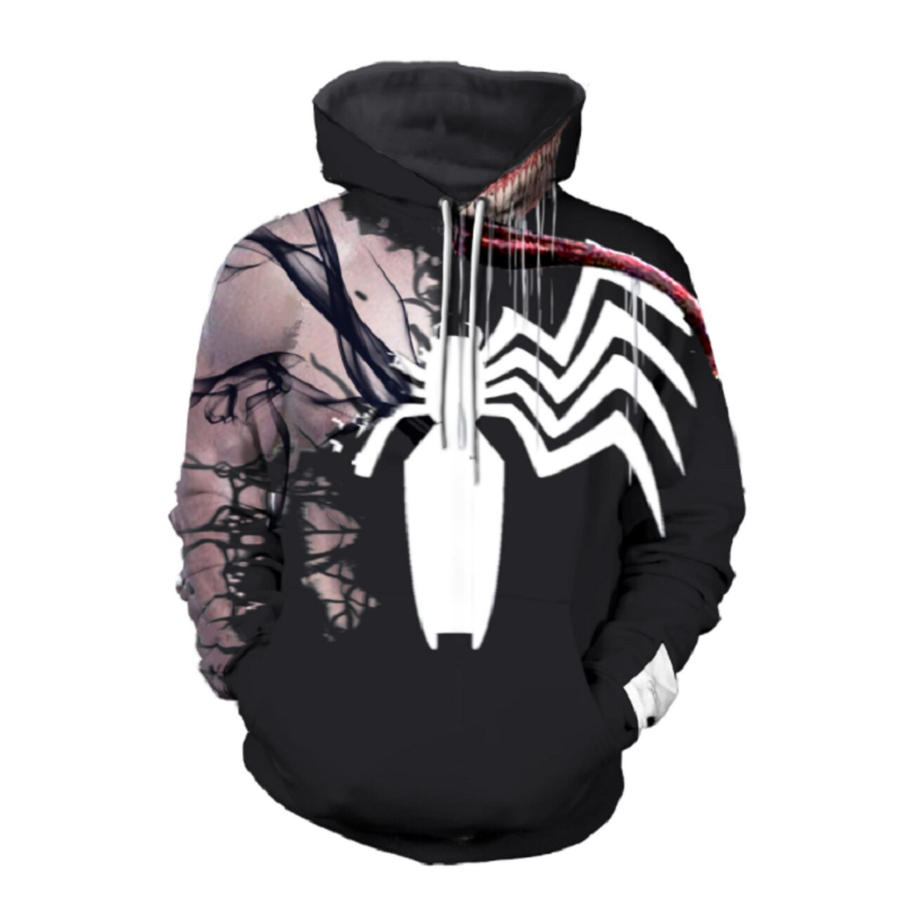 Venom 3D All Over Print Hoodie, Zip Hoodie